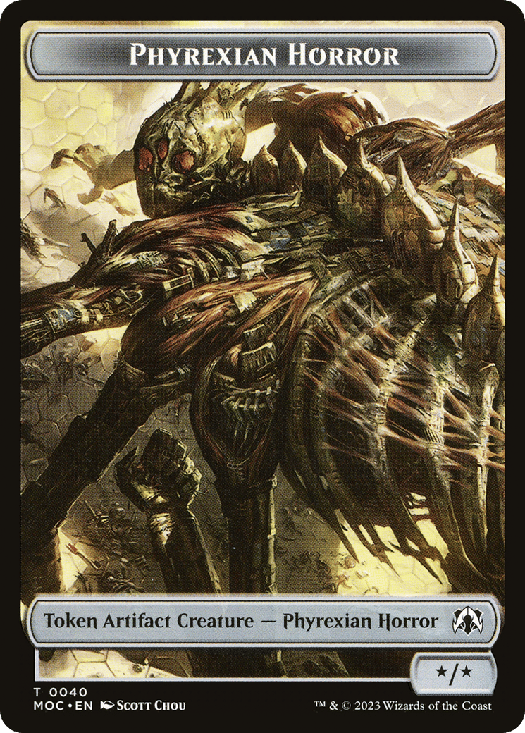 Phyrexian Horror — March of the Machine Commander — Magic: The Gathering