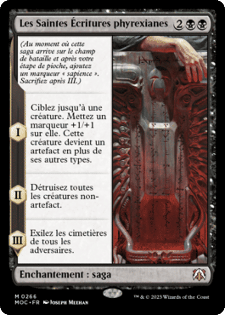 Les Saintes Écritures phyrexianes — March of the Machine Commander — Magic: The Gathering