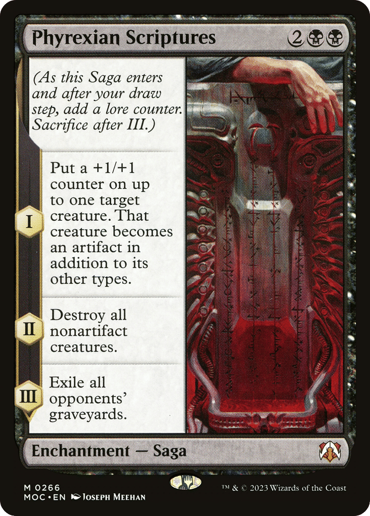 Phyrexian Scriptures — March of the Machine Commander — Magic: The Gathering
