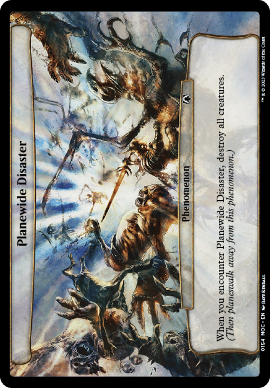 Planewide Disaster — March of the Machine Commander — Magic: The Gathering