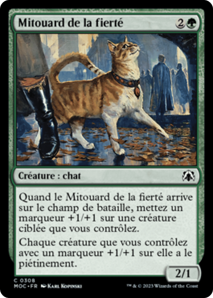Mitouard de la fierté — March of the Machine Commander — Magic: The Gathering