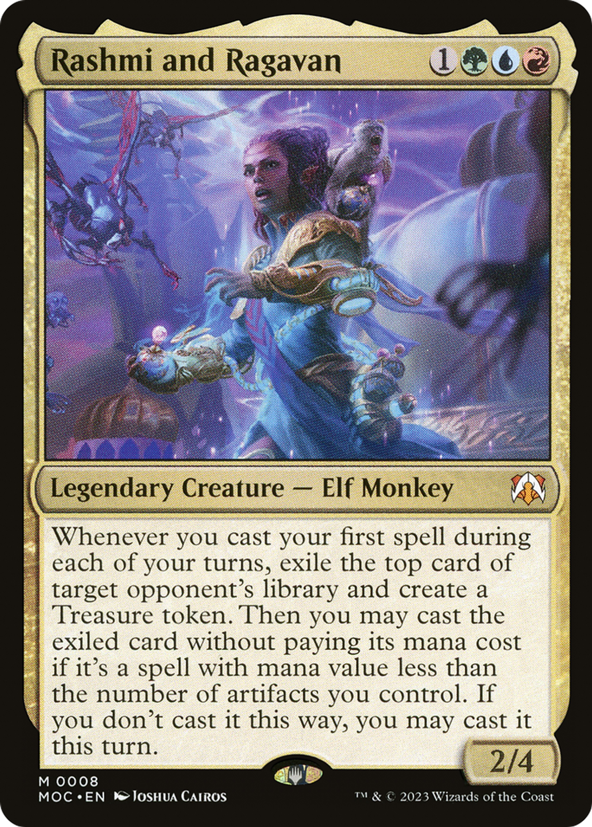 Rashmi et Ragavan — March of the Machine Commander — Magic: The Gathering