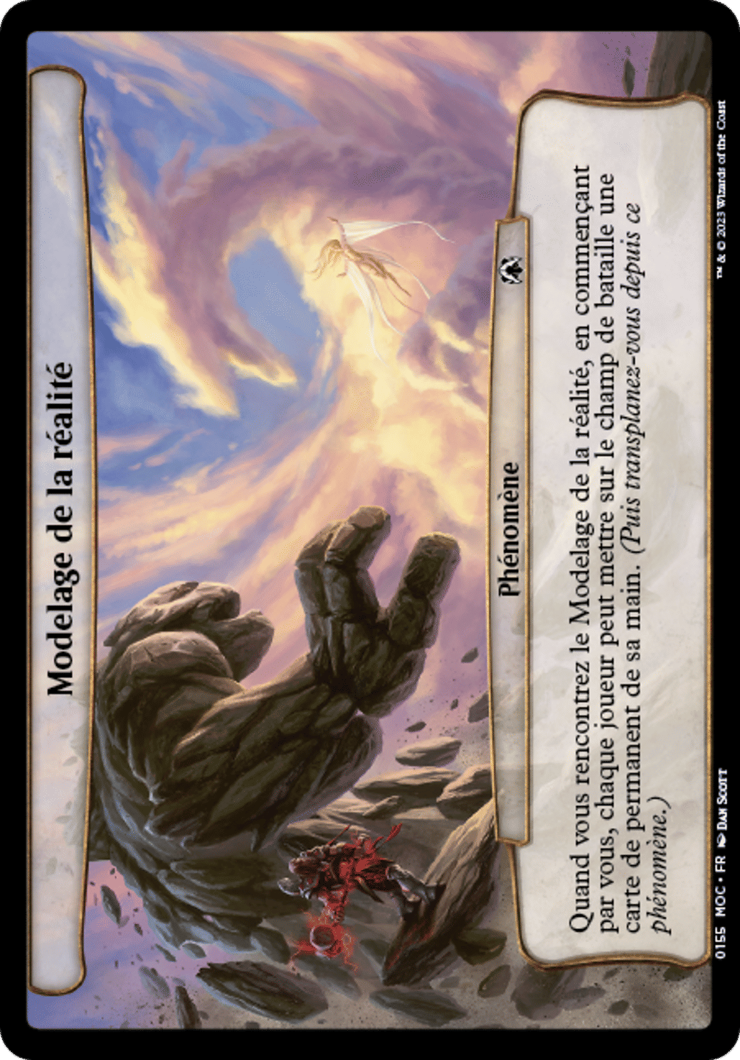 Modelage de la réalité — March of the Machine Commander — Magic: The Gathering