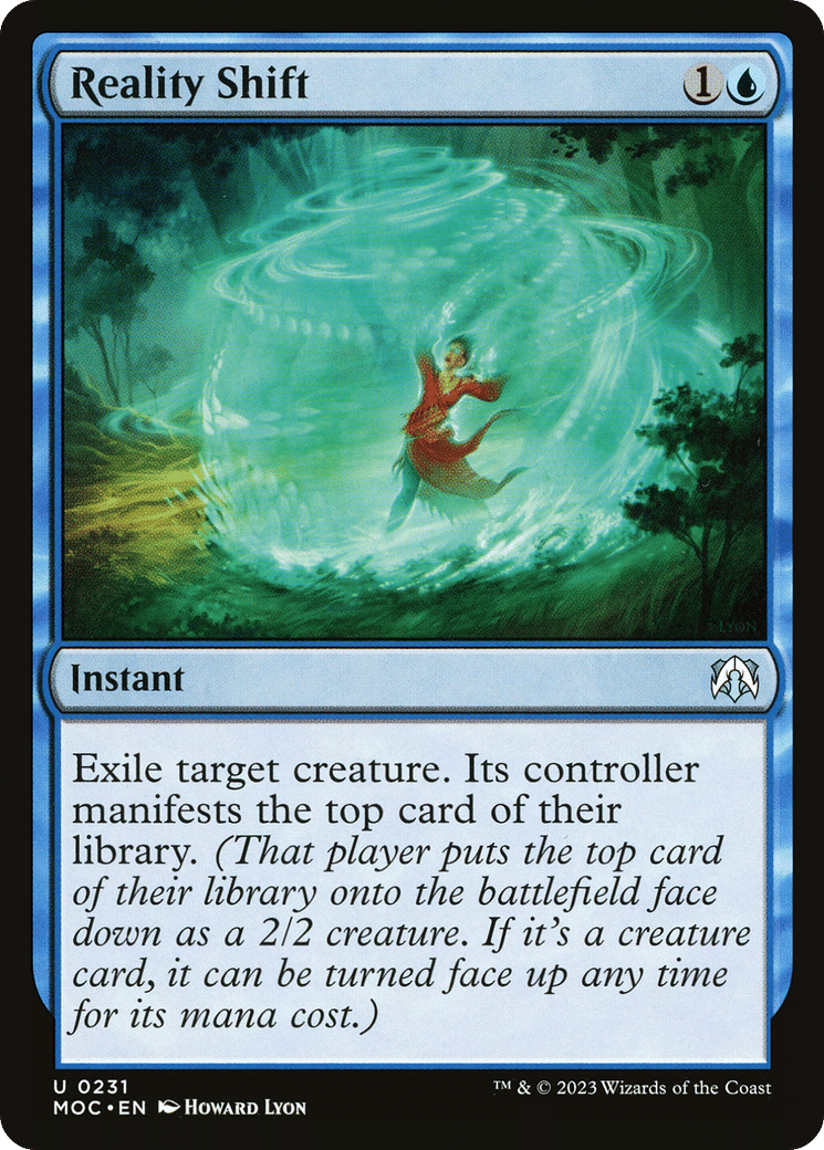 Reality Shift — March of the Machine Commander — Magic: The Gathering