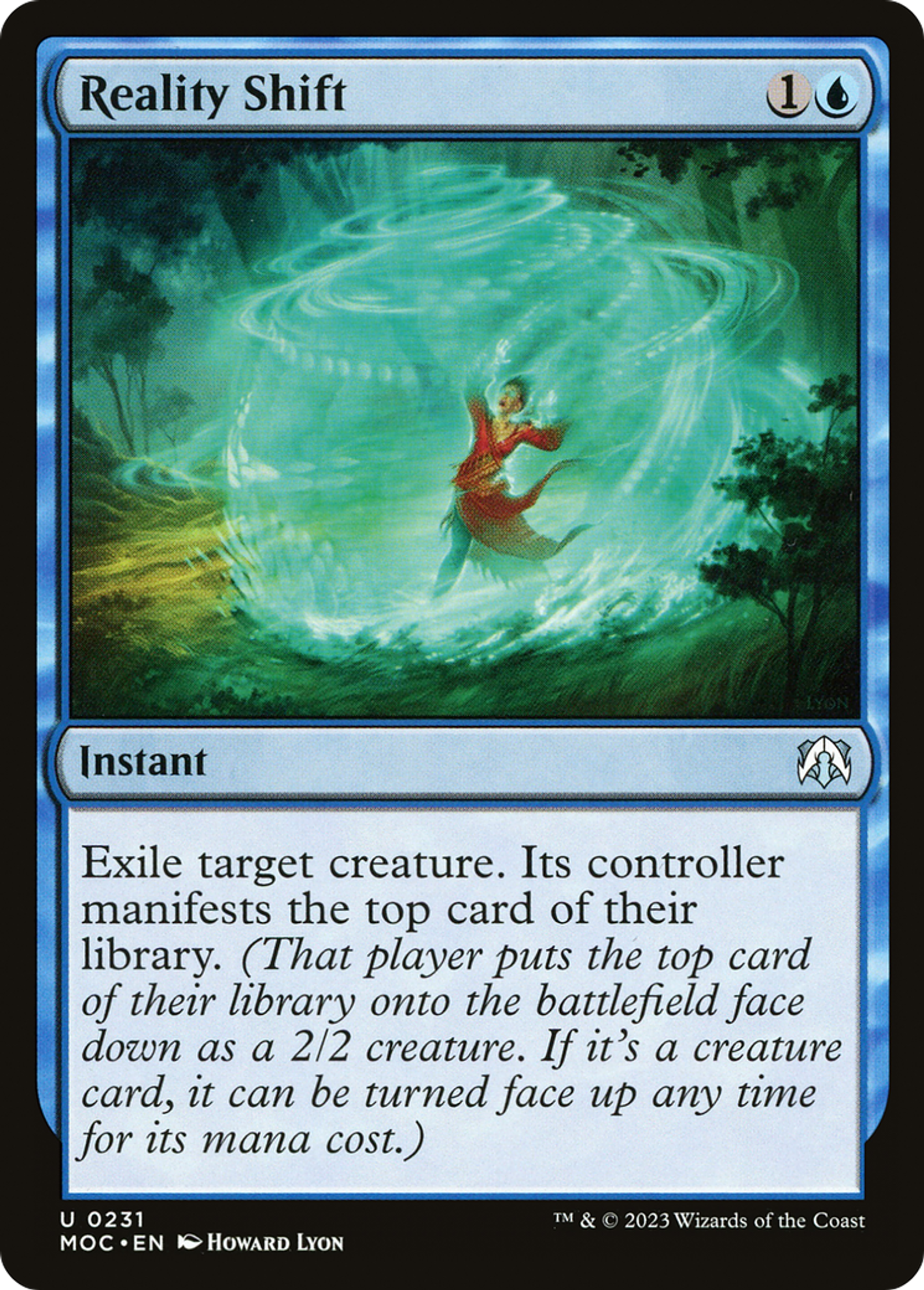 Bouleversement de réalité — March of the Machine Commander — Magic: The Gathering