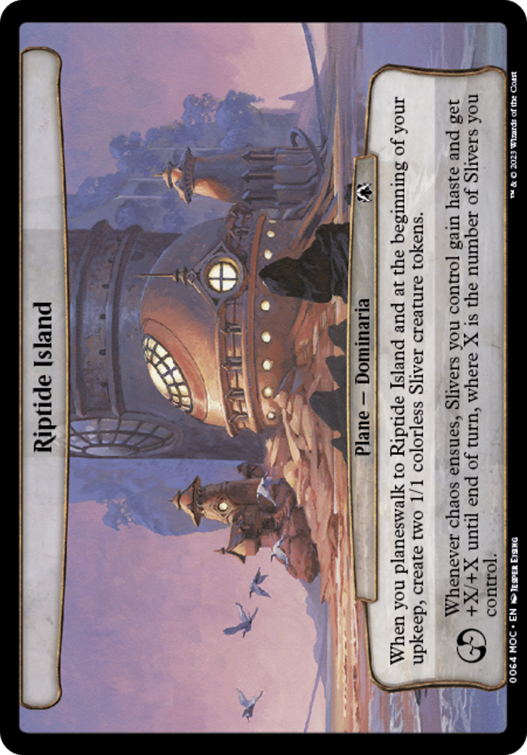 Riptide Island — March of the Machine Commander — Magic: The Gathering