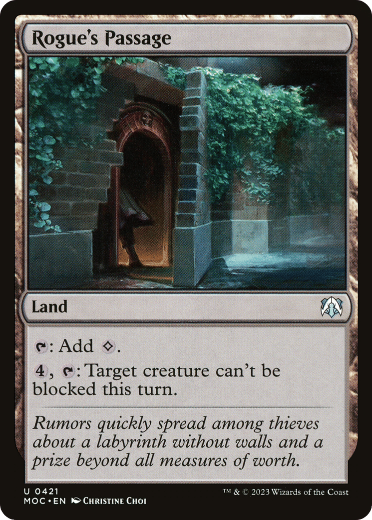 Rogue's Passage — March of the Machine Commander — Magic: The Gathering