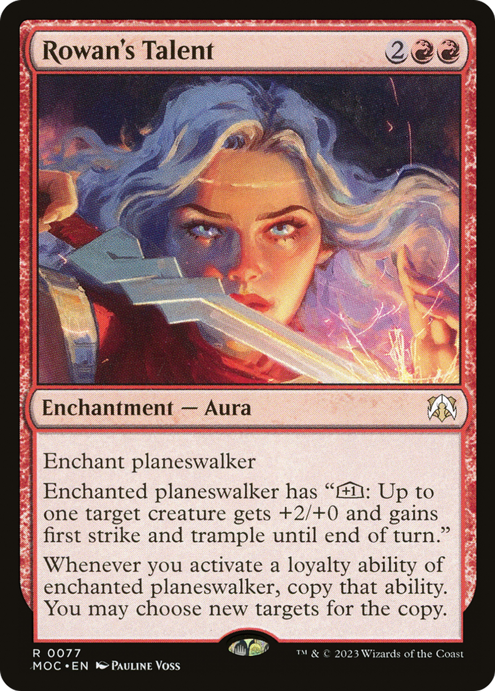 Rowan's Talent — March of the Machine Commander — Magic: The Gathering