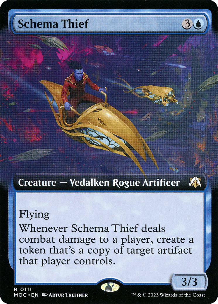 Schema Thief — March of the Machine Commander — Magic: The Gathering