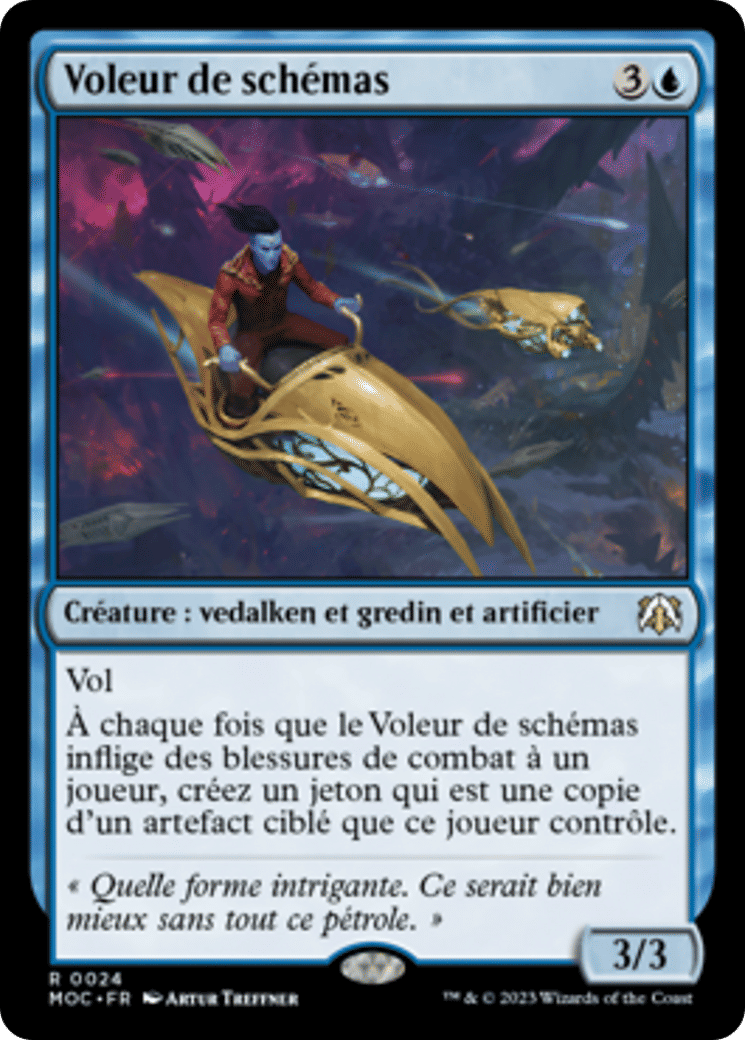 Voleur de schémas — March of the Machine Commander — Magic: The Gathering