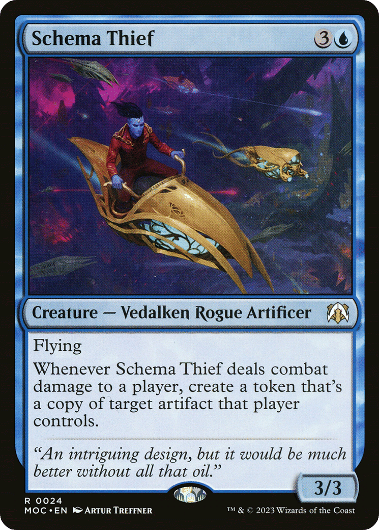 Schema Thief — March of the Machine Commander — Magic: The Gathering