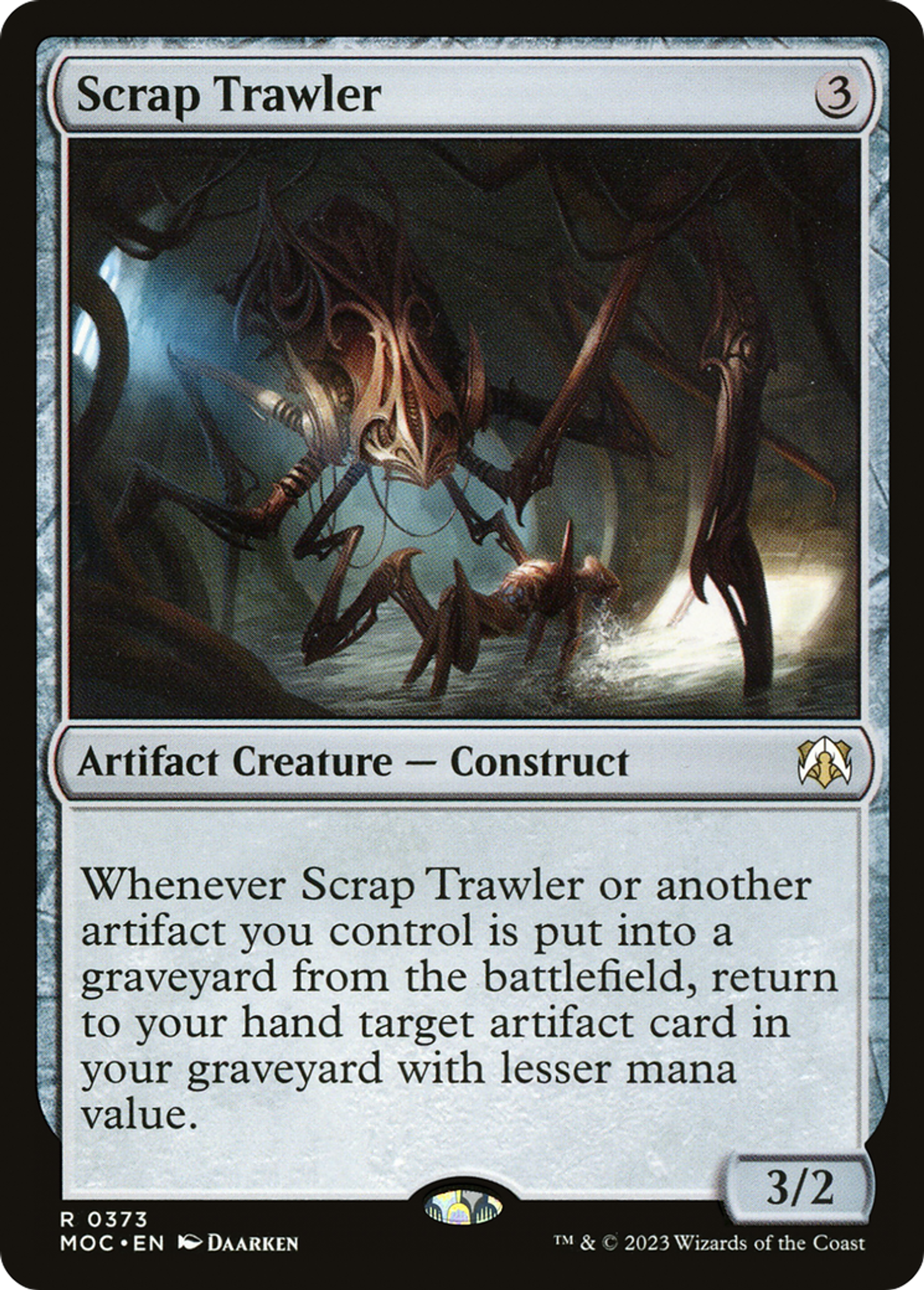 Scrap Trawler — March of the Machine Commander — Magic: The Gathering