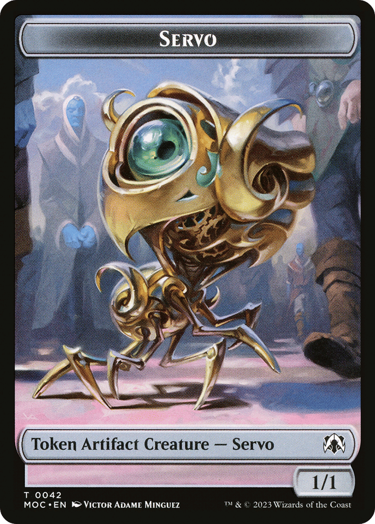 Servo — March of the Machine Commander — Magic: The Gathering