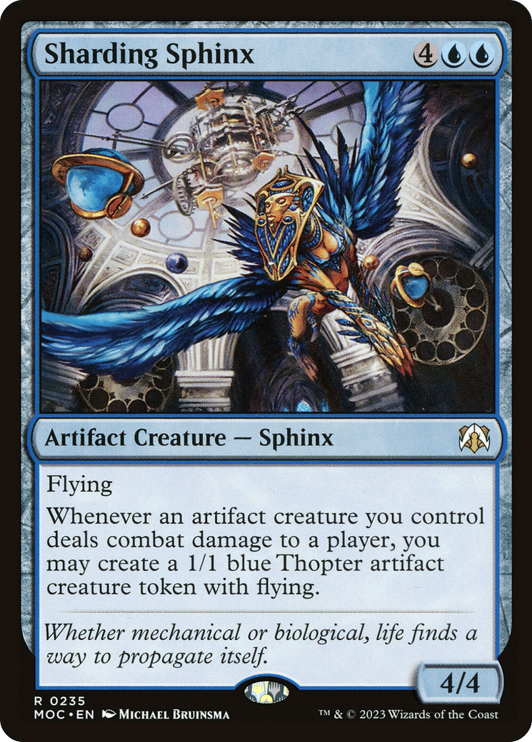 Sharding Sphinx — March of the Machine Commander — Magic: The Gathering