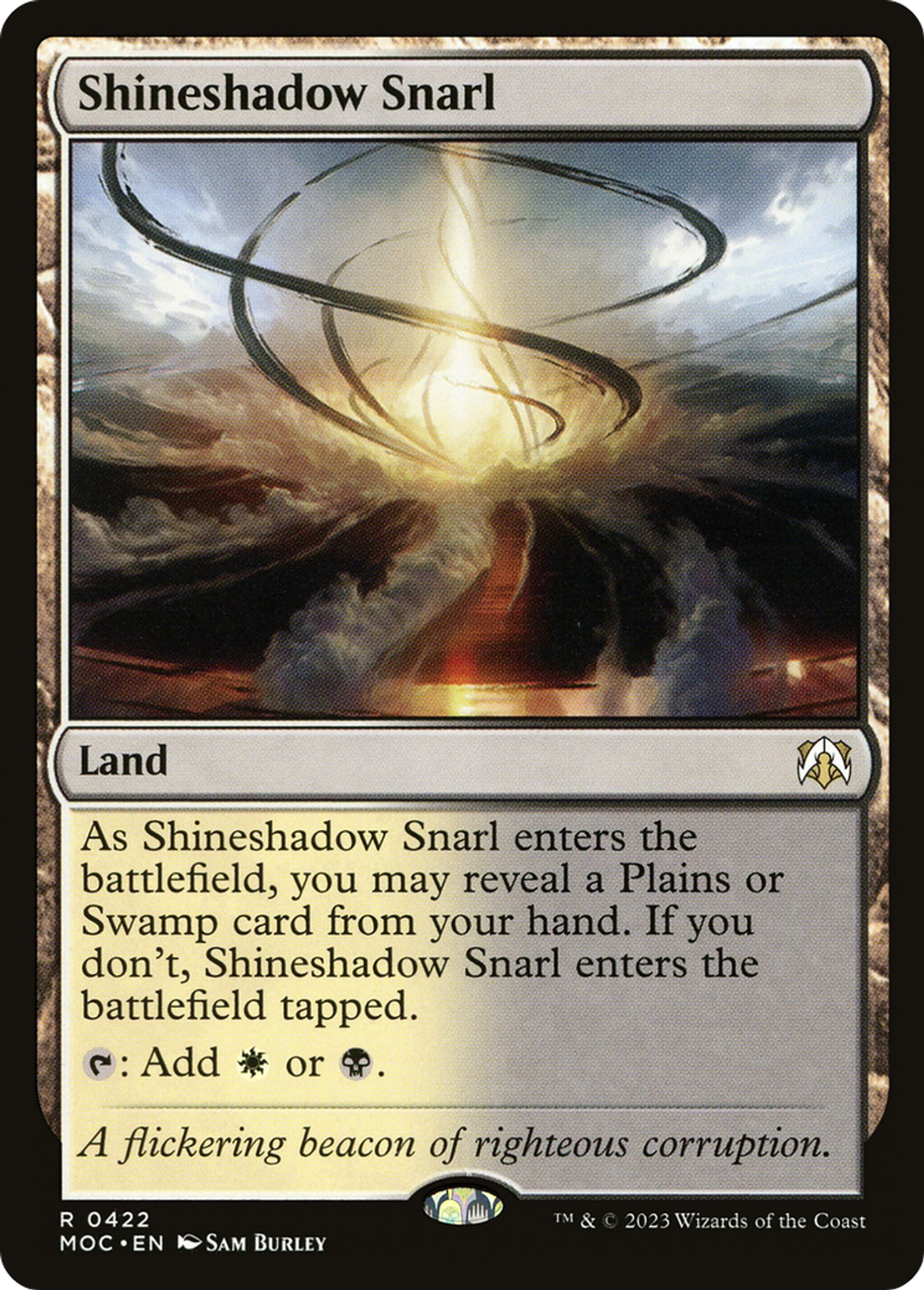 Shineshadow Snarl — March of the Machine Commander — Magic: The Gathering