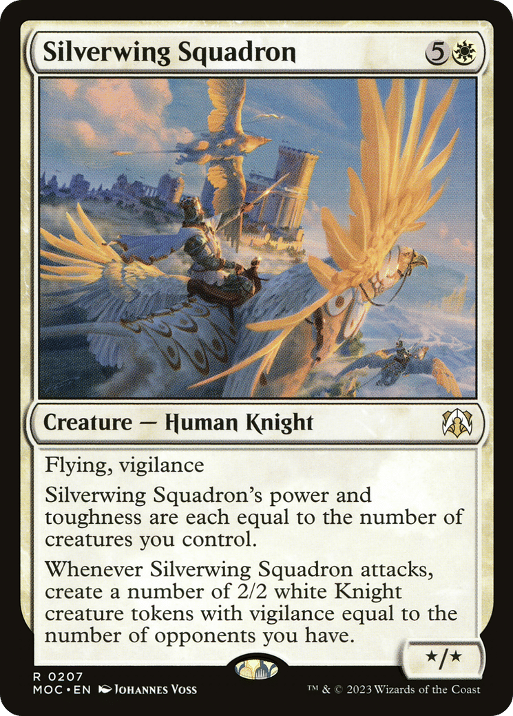 Silverwing Squadron — March of the Machine Commander — Magic: The Gathering