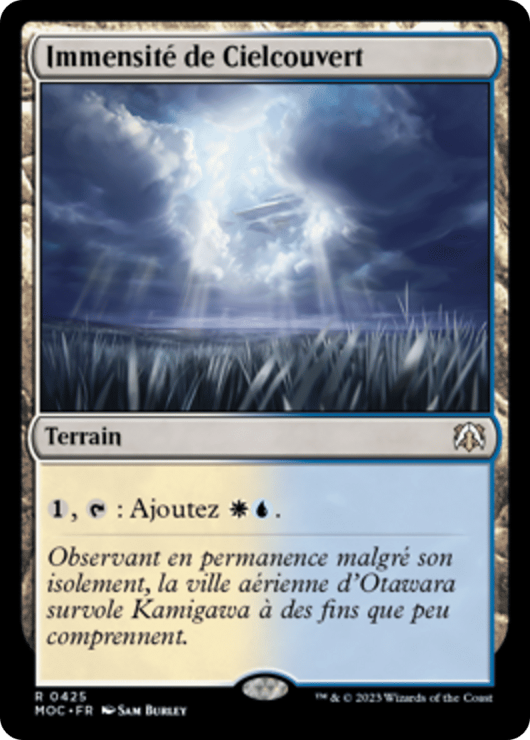 Immensité de Cielcouvert — March of the Machine Commander — Magic: The Gathering