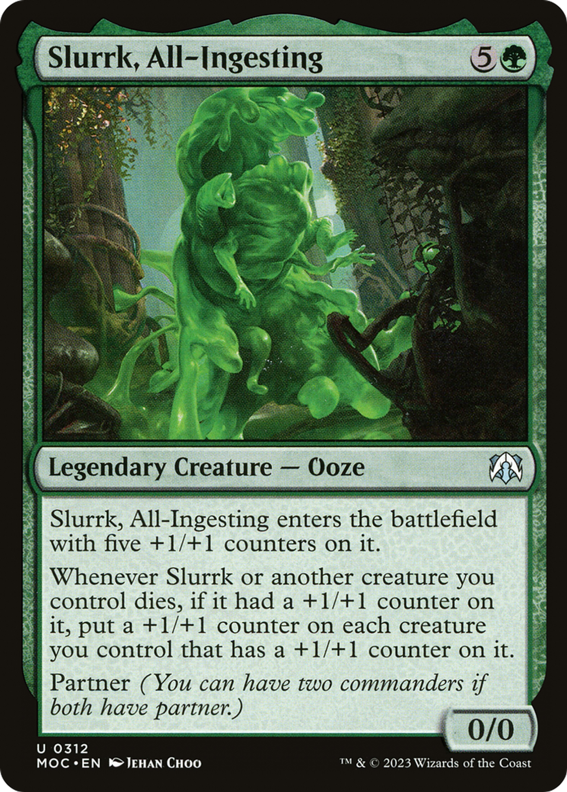Slurrk, l'avale-tout — March of the Machine Commander — Magic: The Gathering