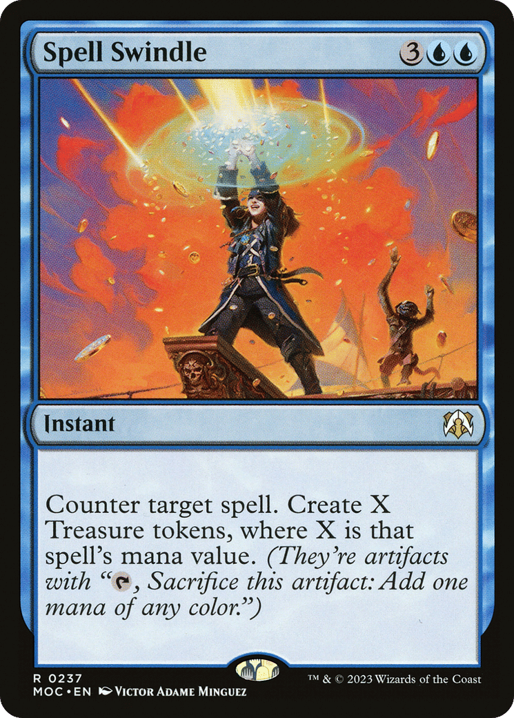 Spell Swindle — March of the Machine Commander — Magic: The Gathering