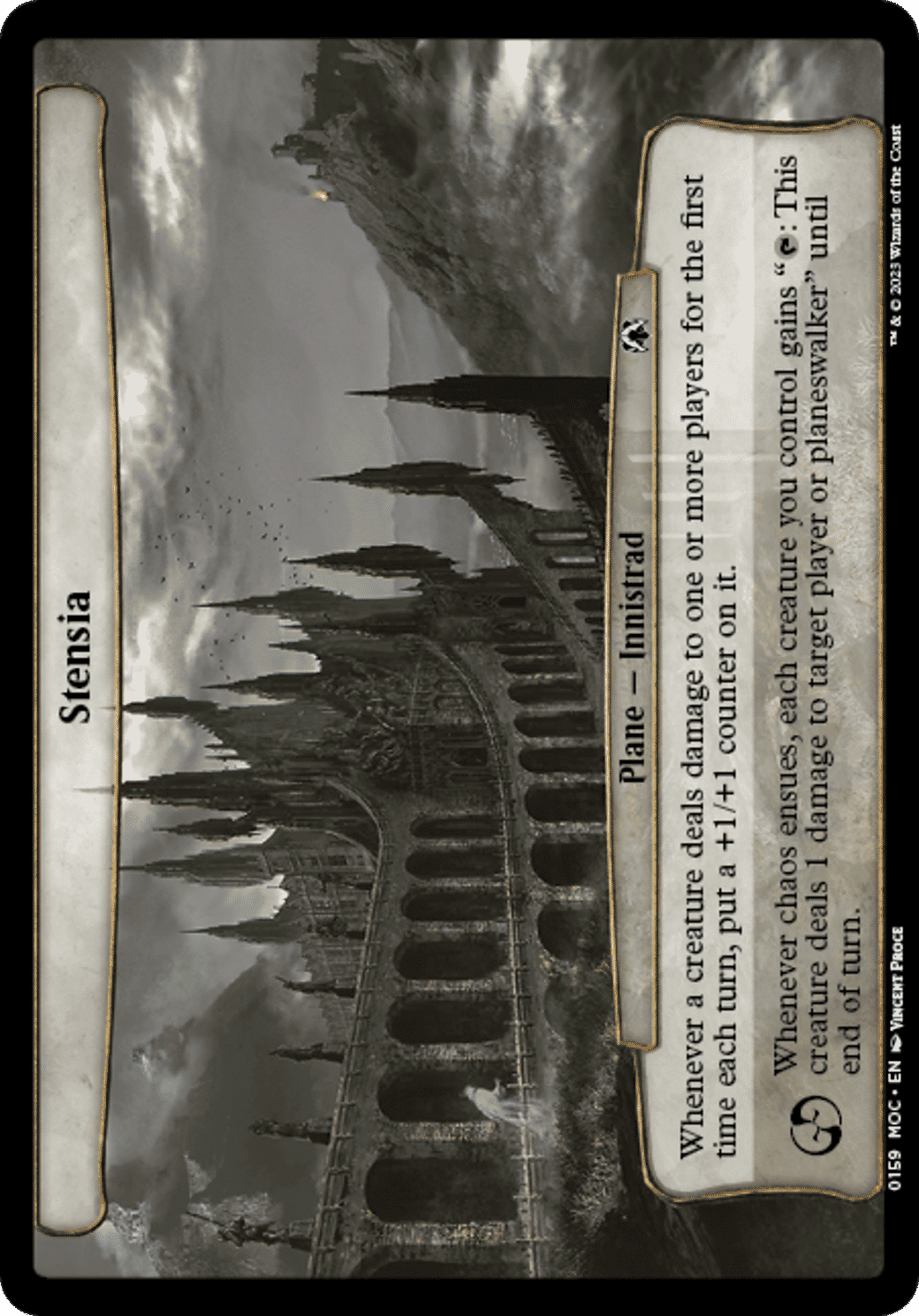 Stensia — March of the Machine Commander — Magic: The Gathering