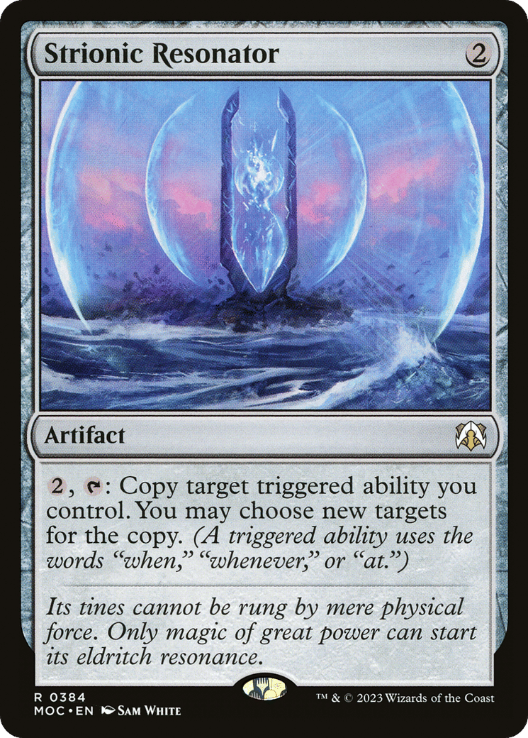 Strionic Resonator — March of the Machine Commander — Magic: The Gathering