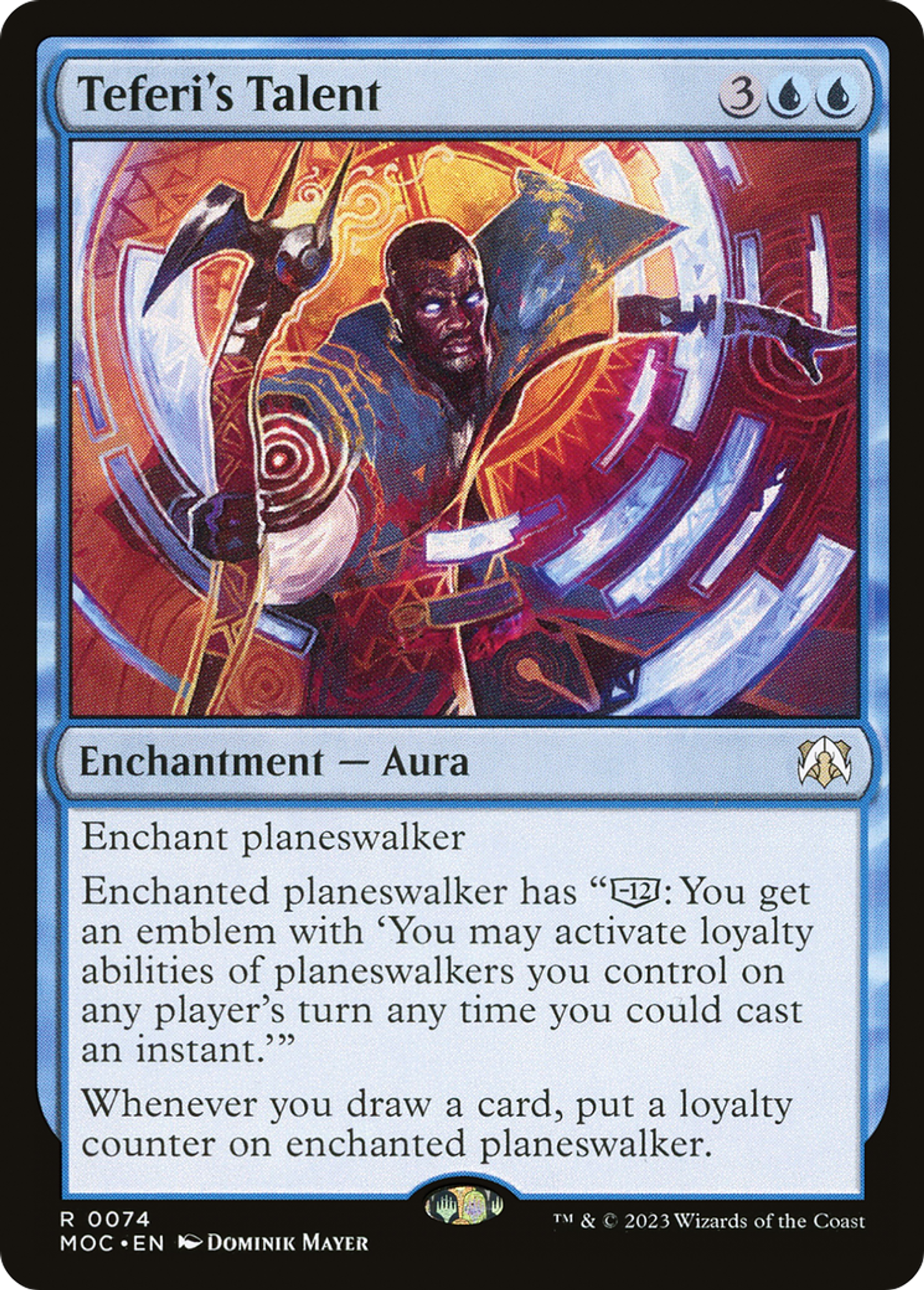 Teferi's Talent — March of the Machine Commander — Magic: The Gathering