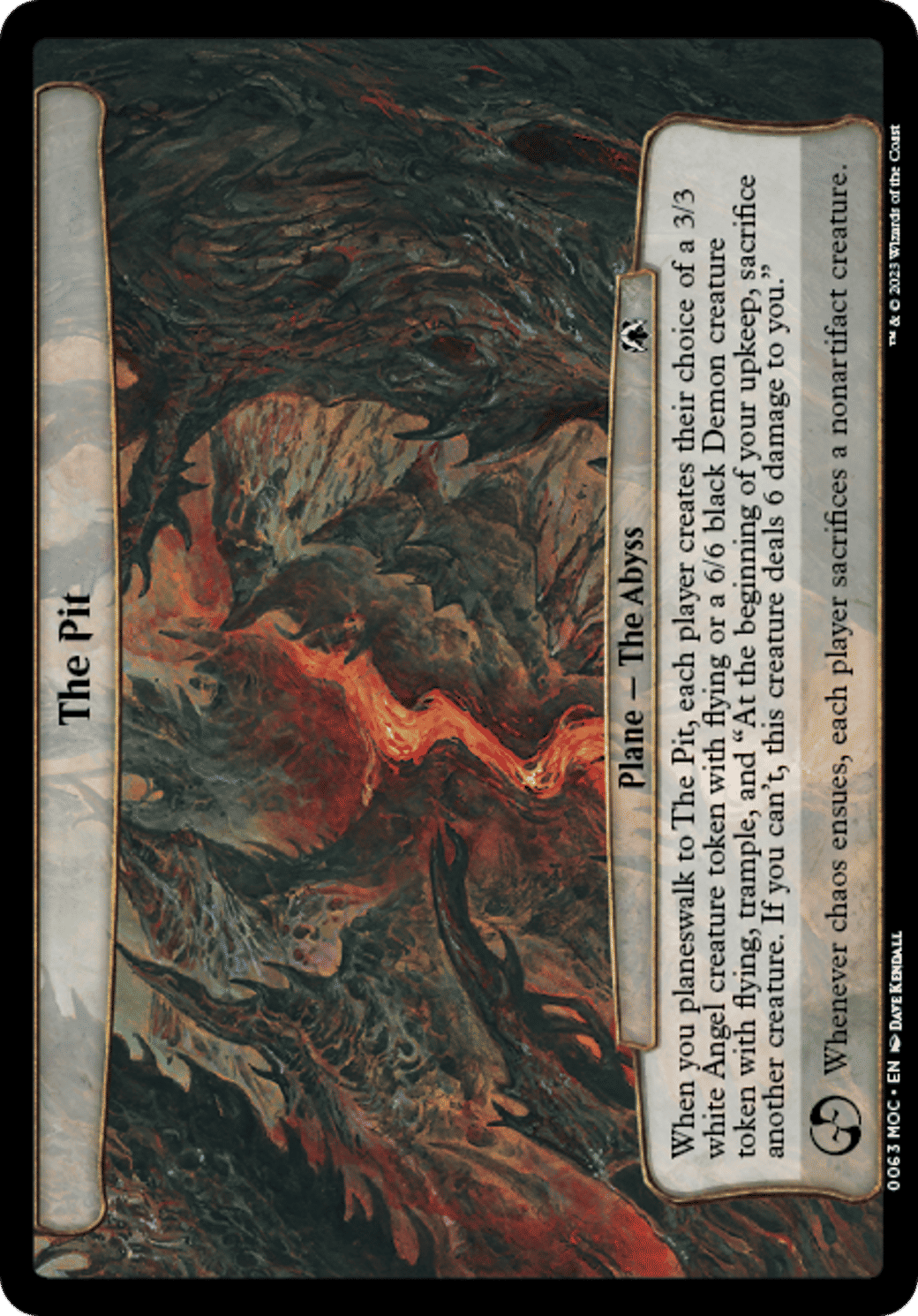 The Pit — March of the Machine Commander — Magic: The Gathering