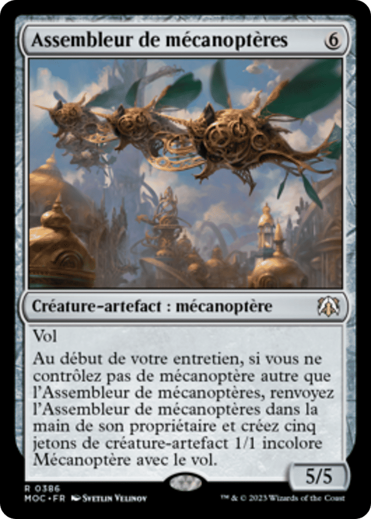 Assembleur de mécanoptères — March of the Machine Commander — Magic: The Gathering