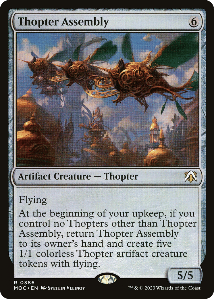 Thopter Assembly — March of the Machine Commander — Magic: The Gathering