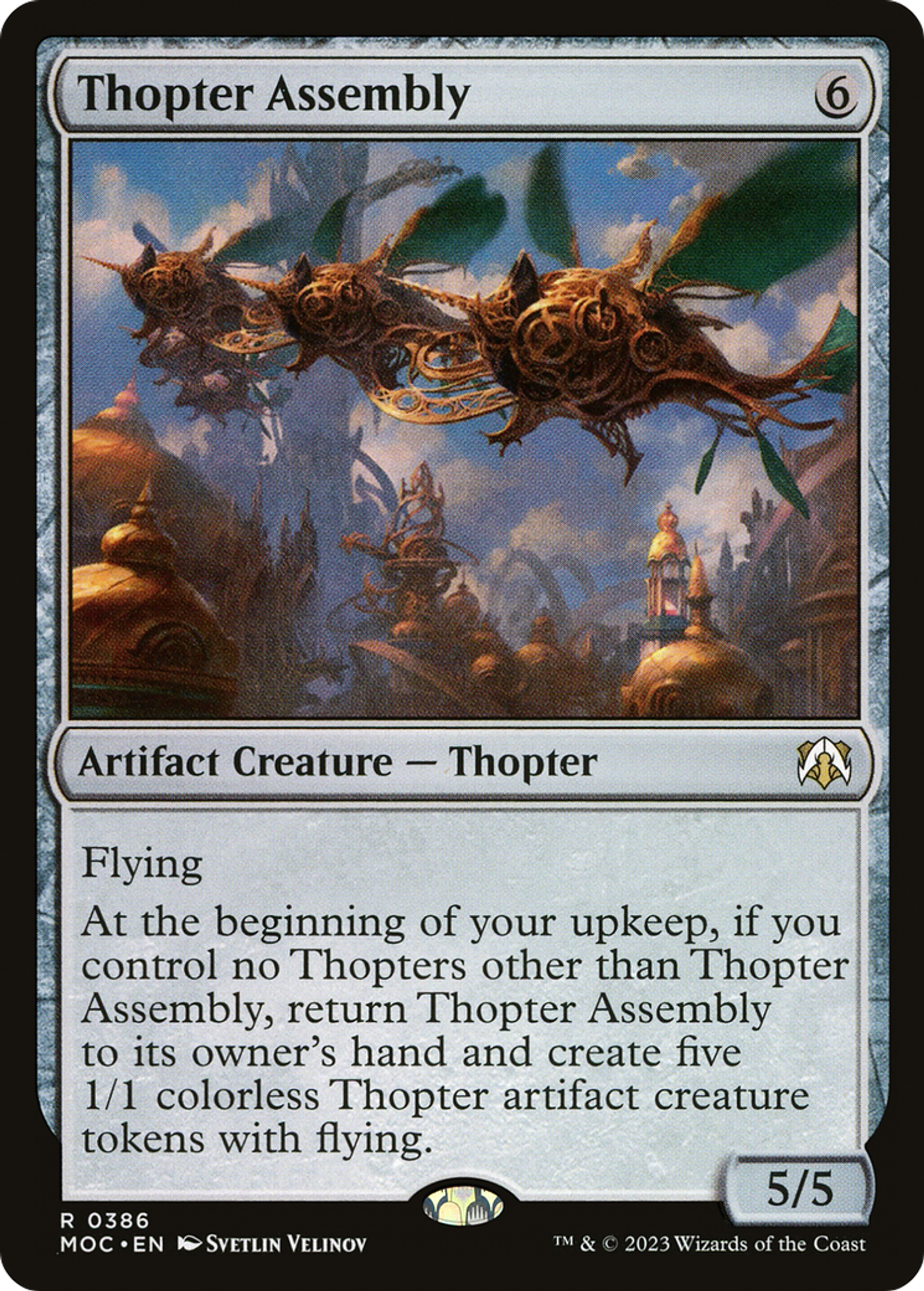 Thopter Assembly — March of the Machine Commander — Magic: The Gathering