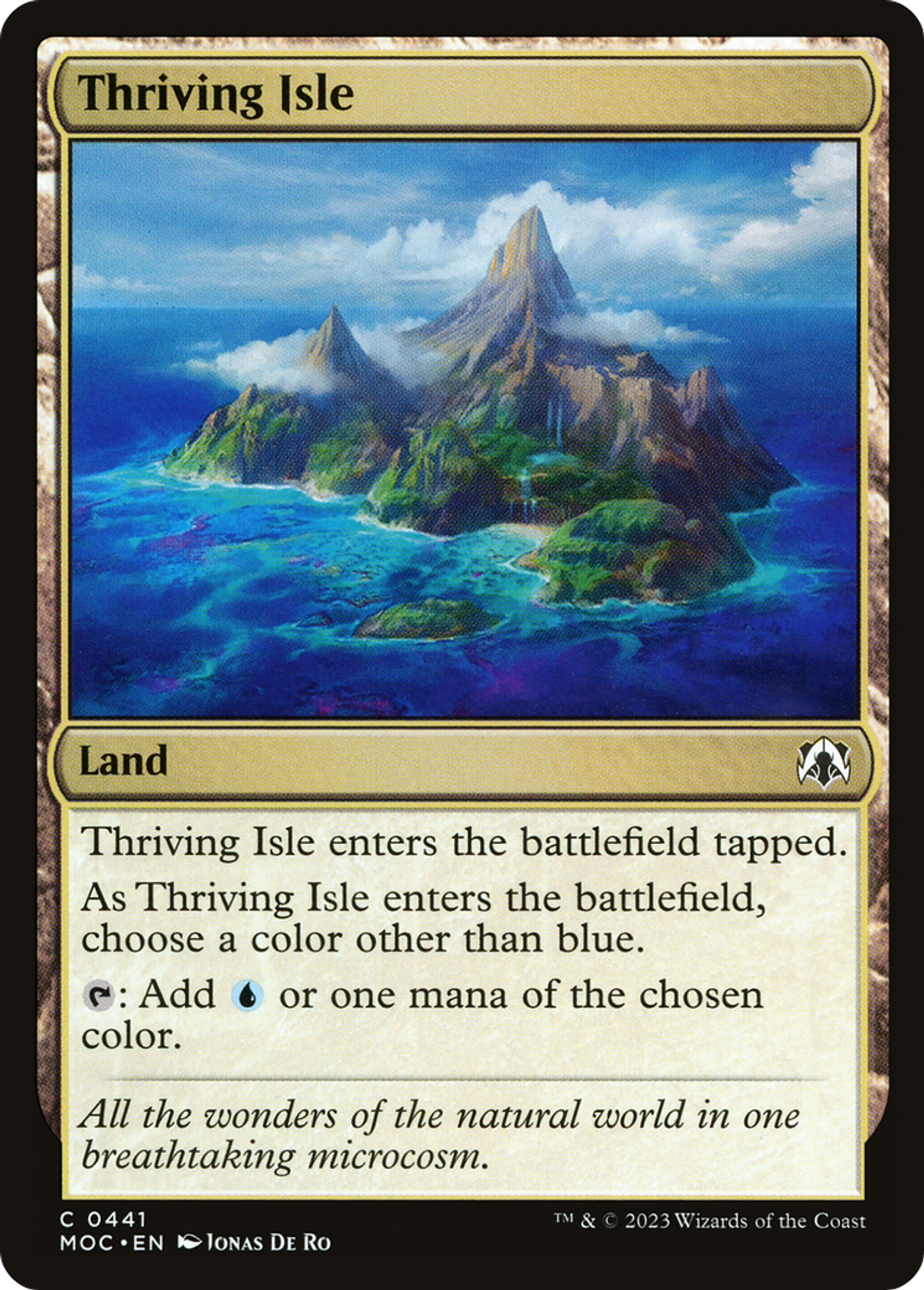 Île prospère — March of the Machine Commander — Magic: The Gathering
