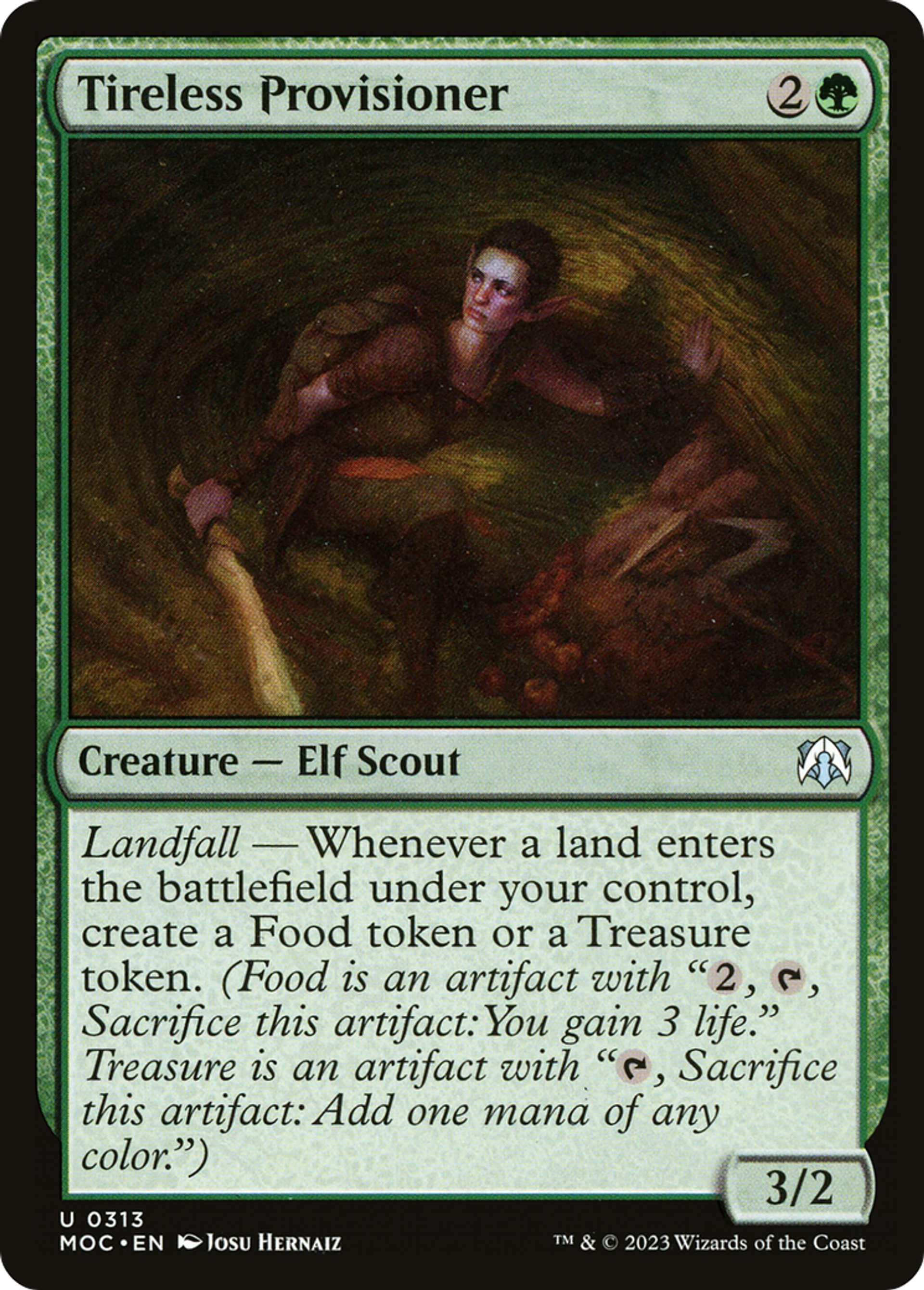 Approvisionneuse infatigable — March of the Machine Commander — Magic: The Gathering