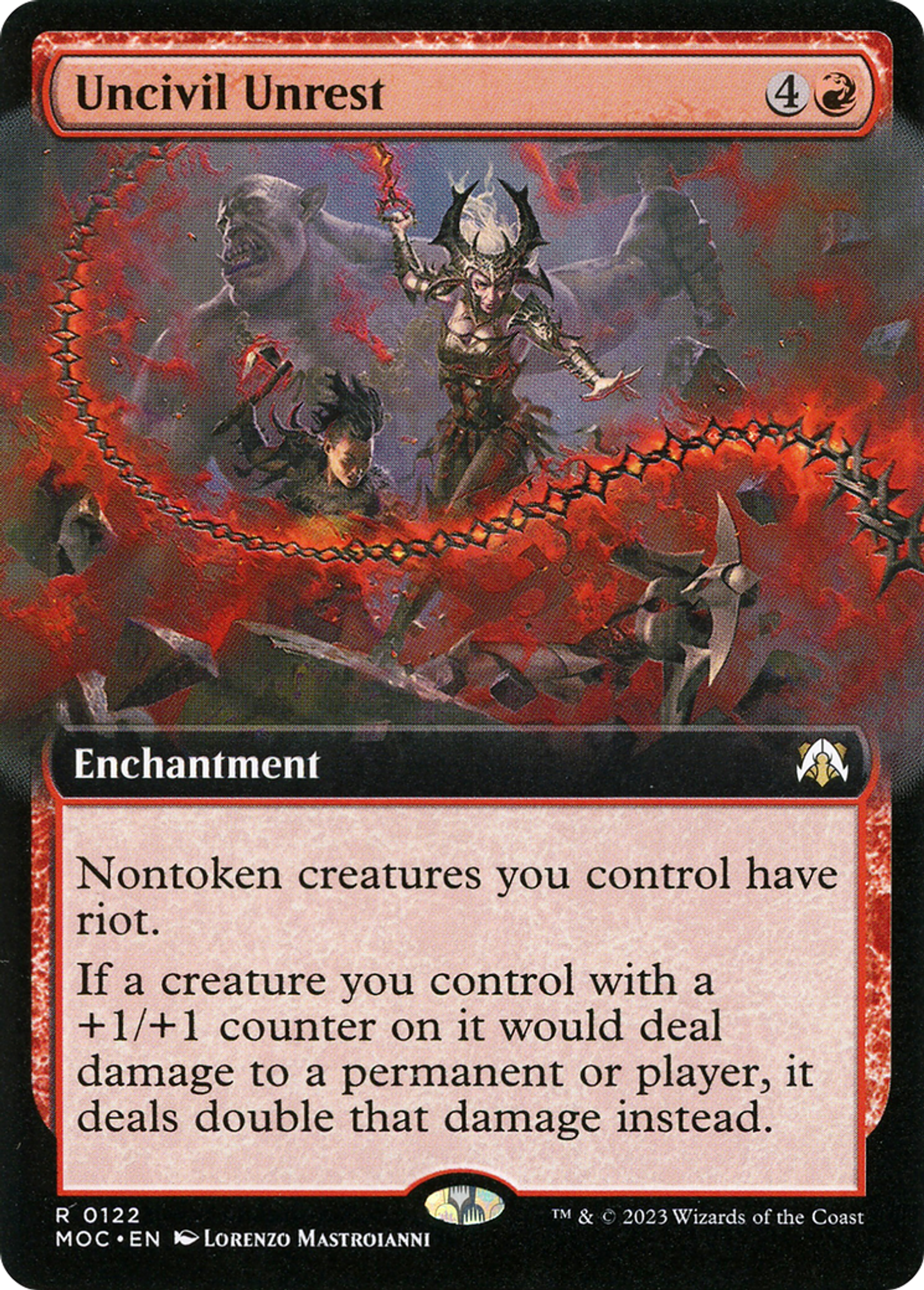 Uncivil Unrest — March of the Machine Commander — Magic: The Gathering