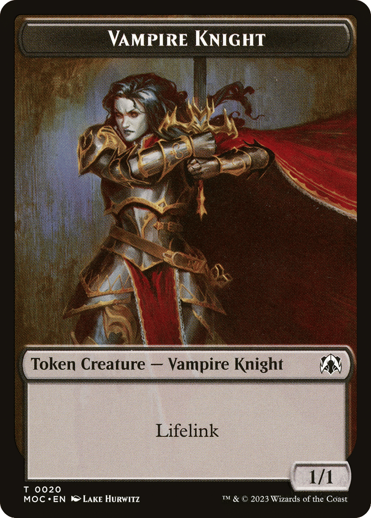 Vampire Knight — March of the Machine Commander — Magic: The Gathering