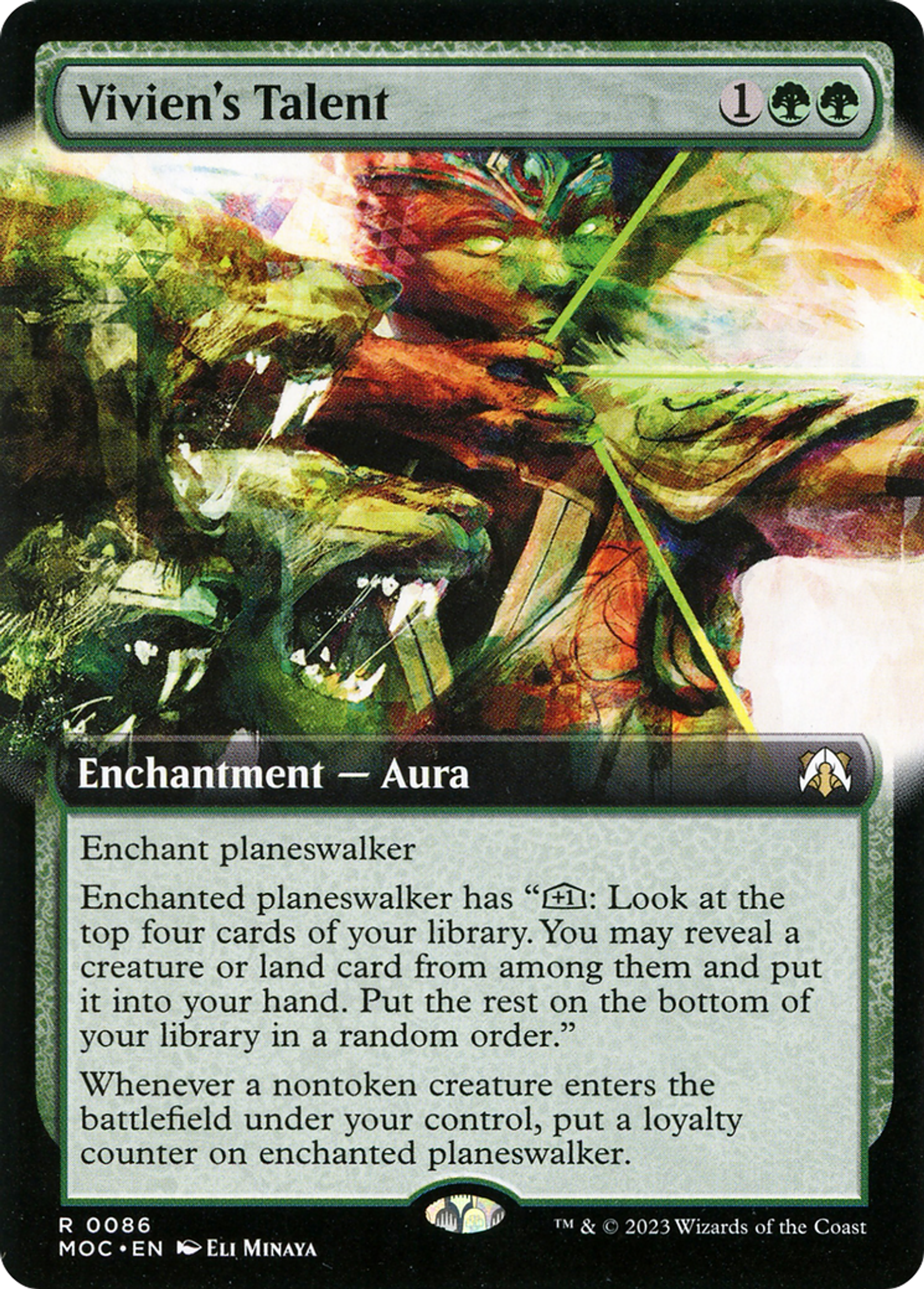 Vivien's Talent — March of the Machine Commander — Magic: The Gathering