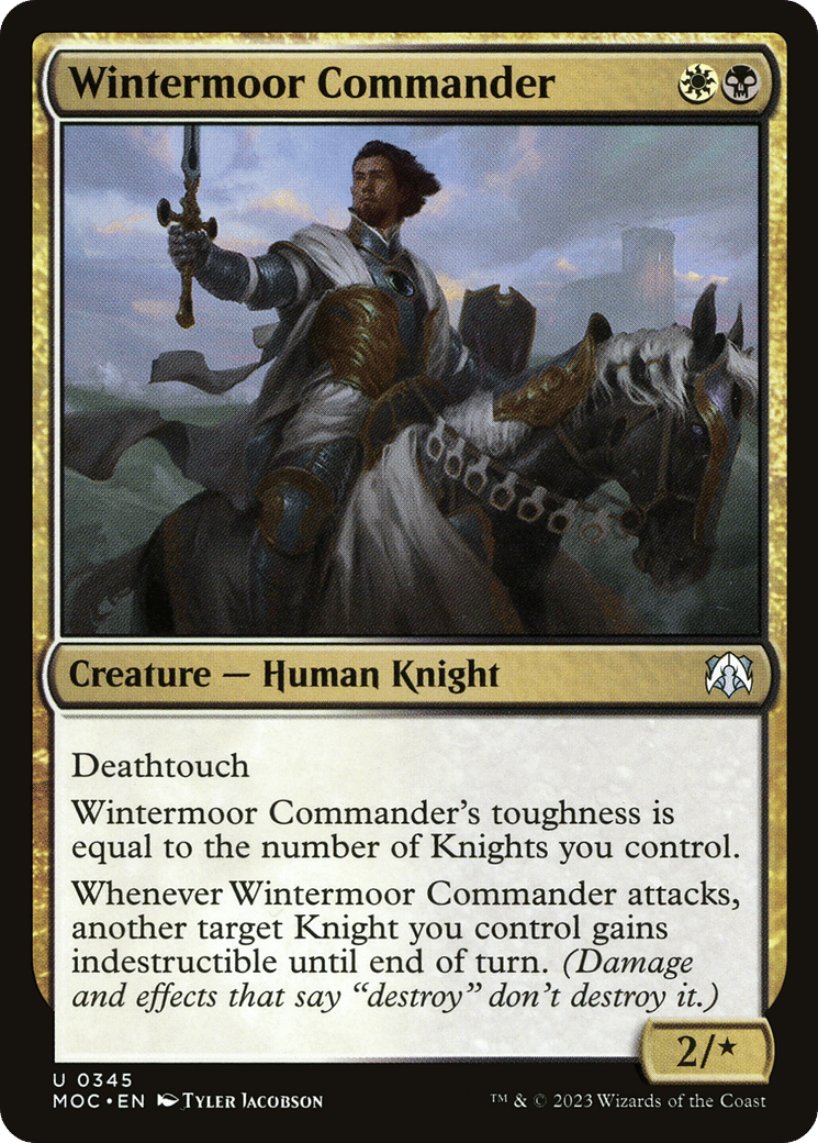 Wintermoor Commander — March of the Machine Commander — Magic: The Gathering
