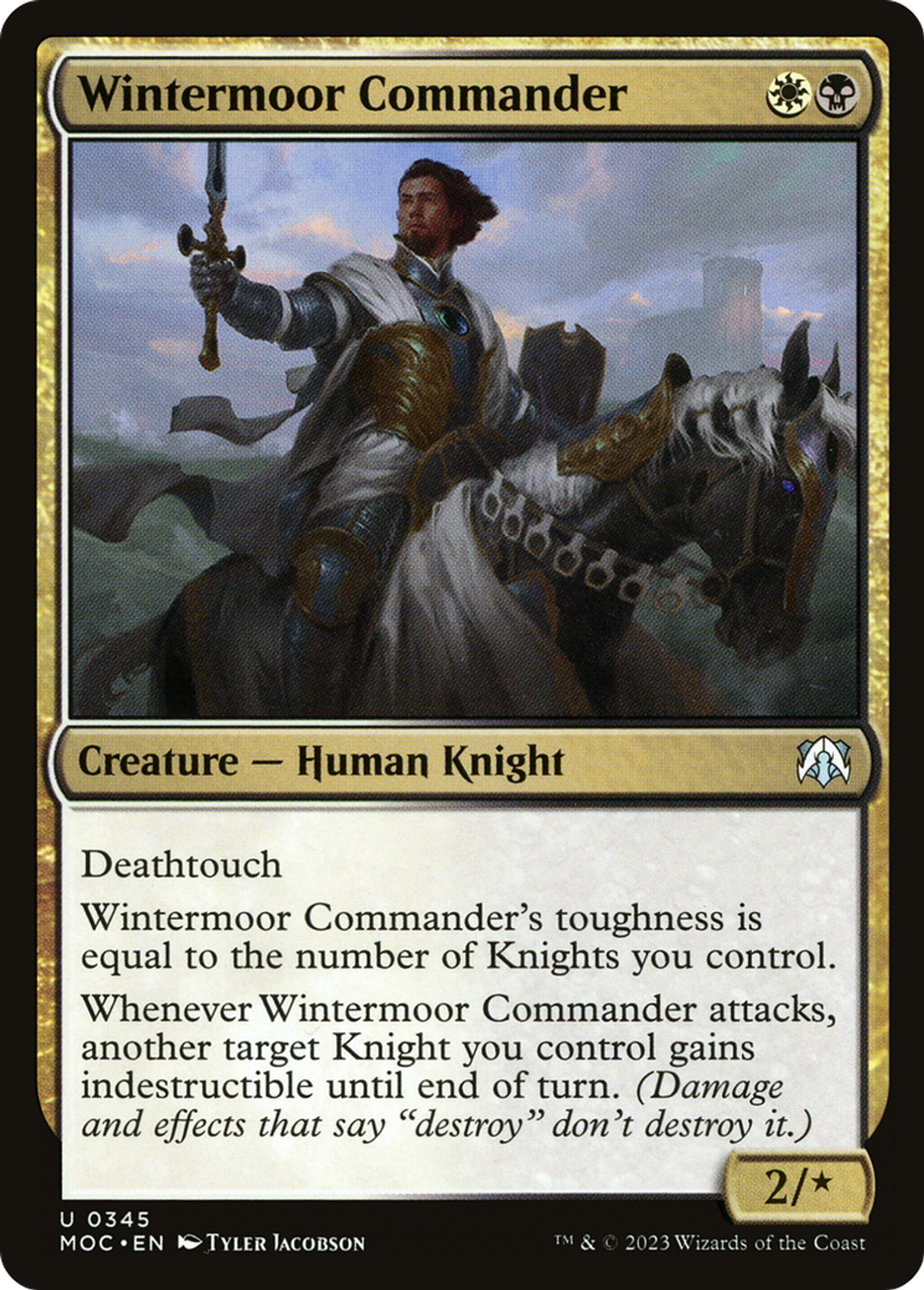 Wintermoor Commander — March of the Machine Commander — Magic: The Gathering