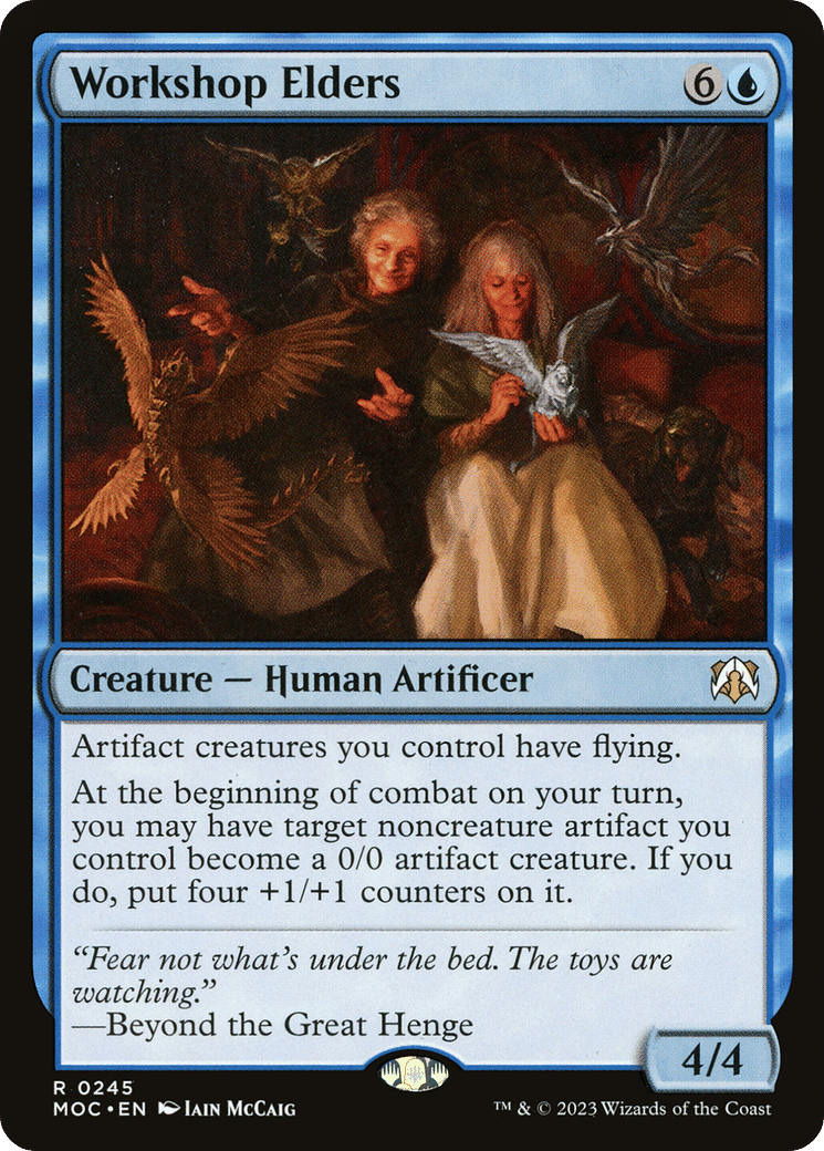 Workshop Elders — March of the Machine Commander — Magic: The Gathering