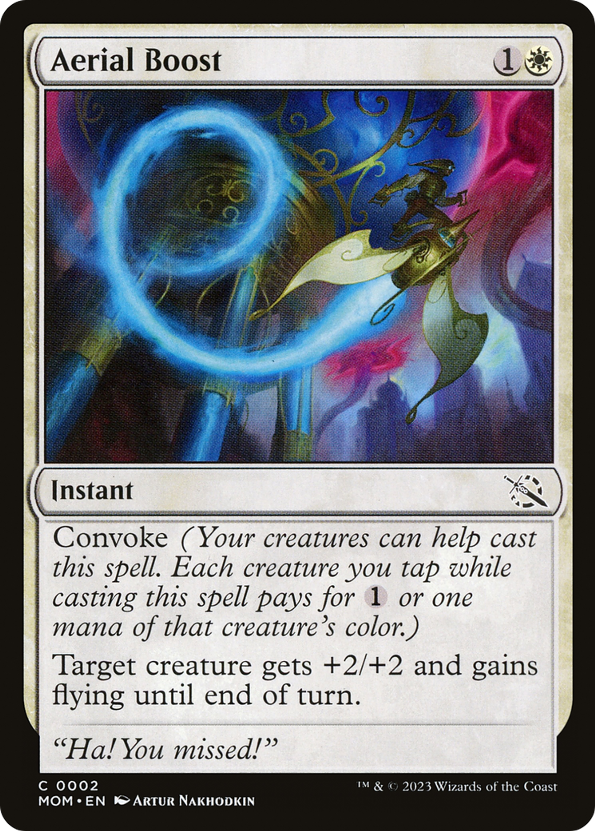 Aerial Boost — March of the Machine — Magic: The Gathering