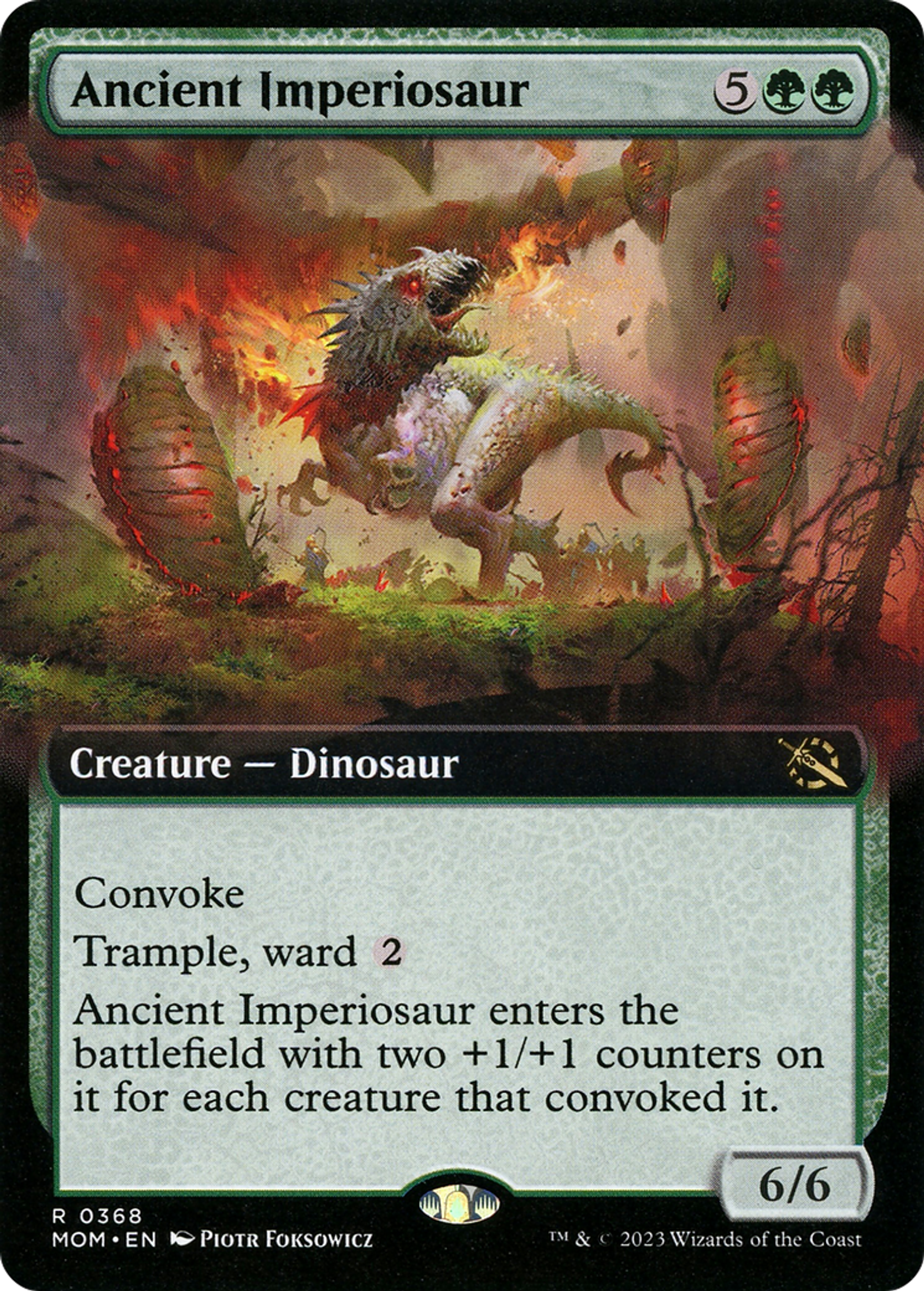 Impériosaure ancien — March of the Machine — Magic: The Gathering