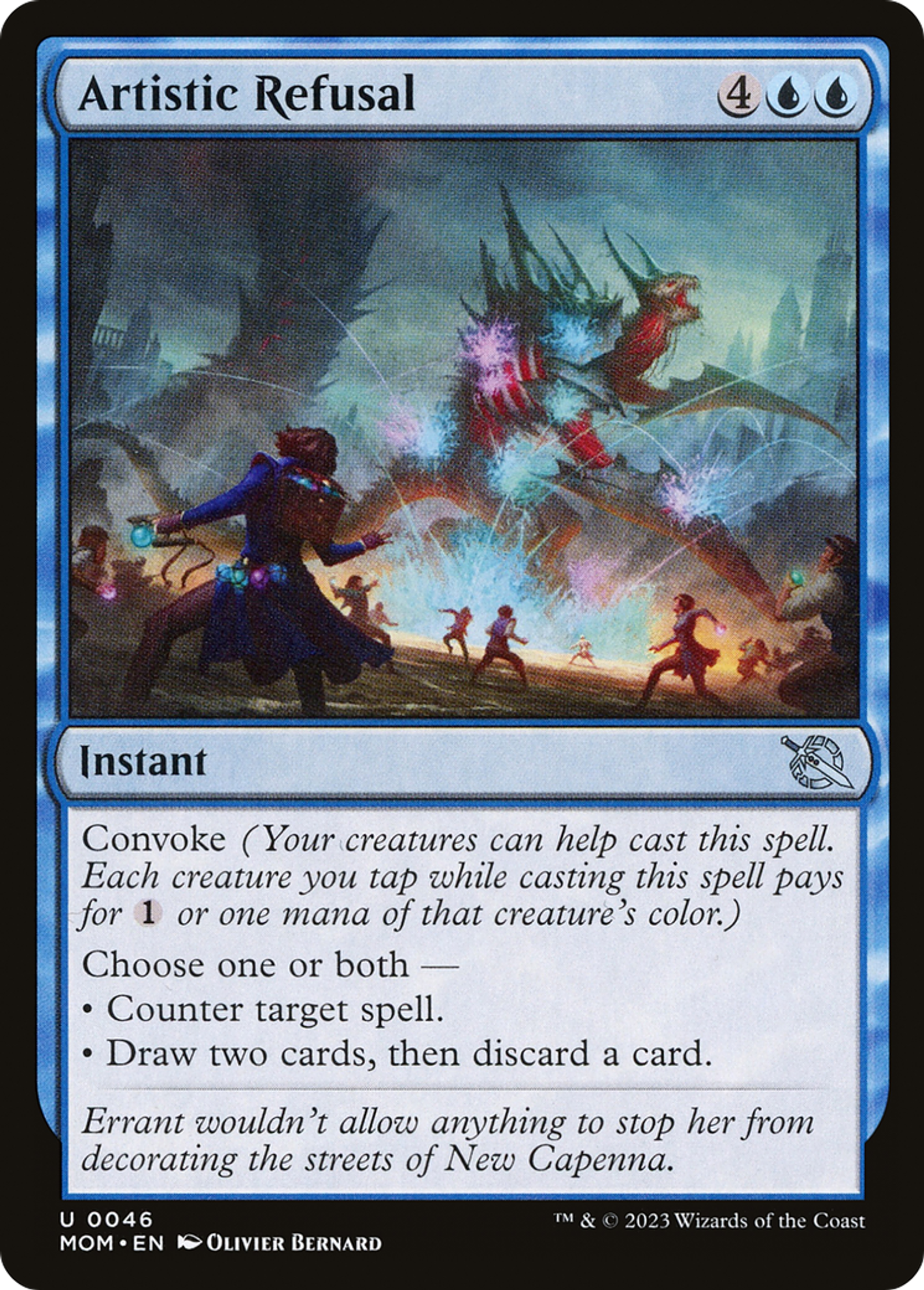 Artistic Refusal — March of the Machine — Magic: The Gathering