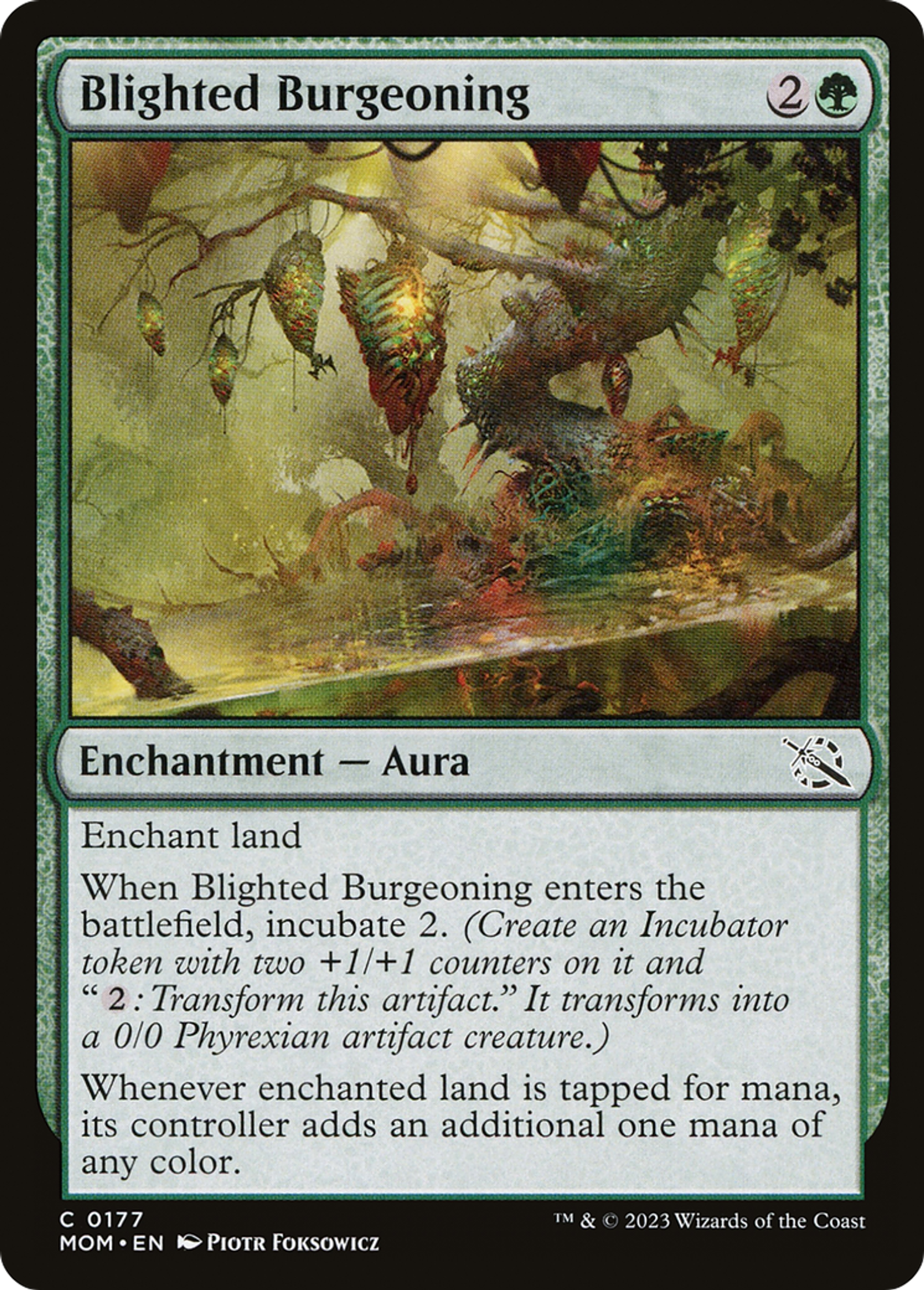Bourgeonnement gangrené — March of the Machine — Magic: The Gathering