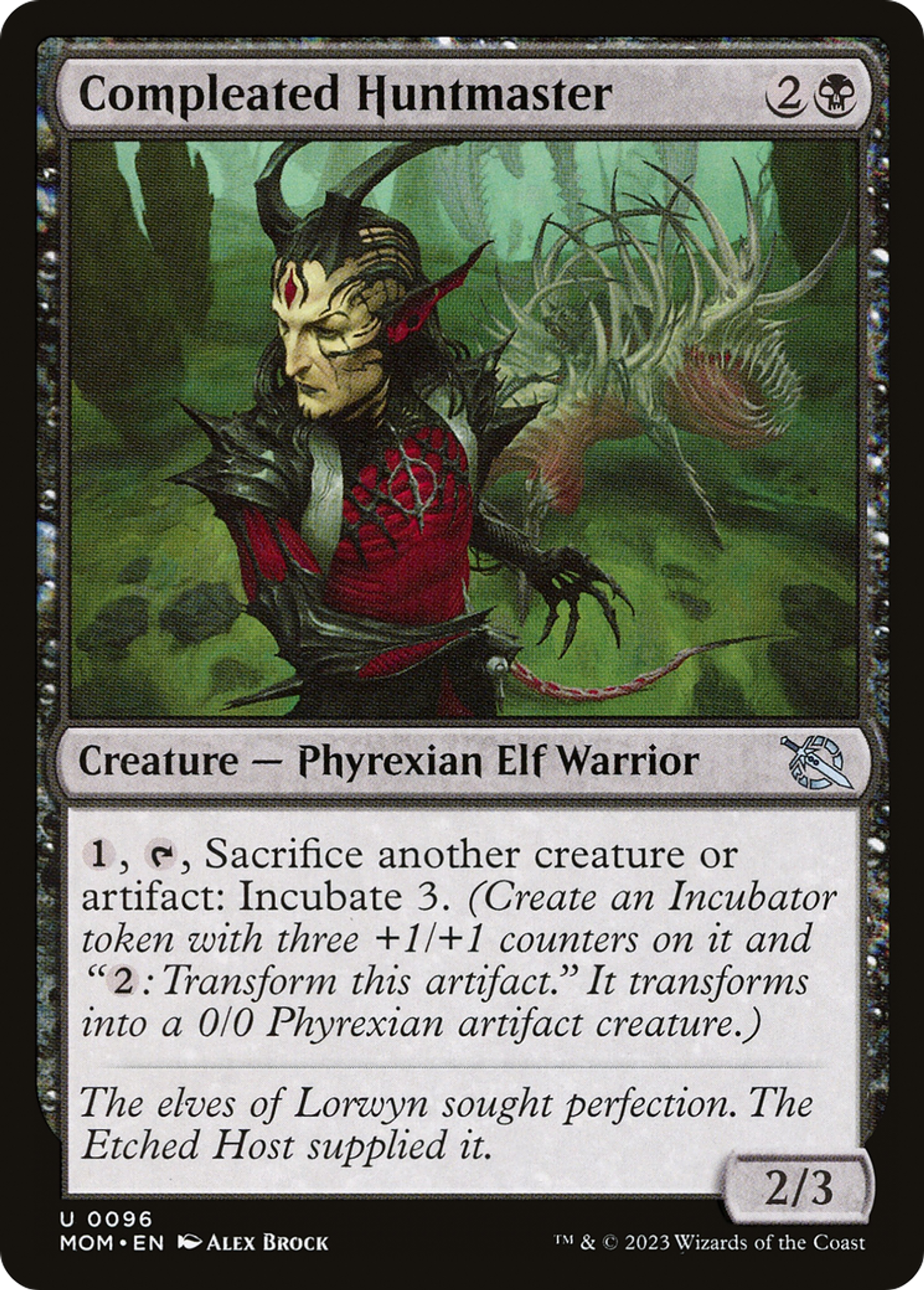 Compleated Huntmaster — March of the Machine — Magic: The Gathering