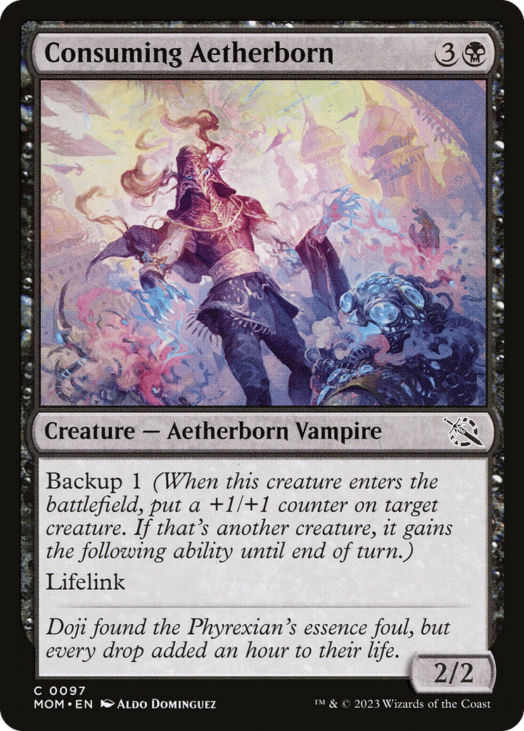 Consuming Aetherborn — March of the Machine — Magic: The Gathering