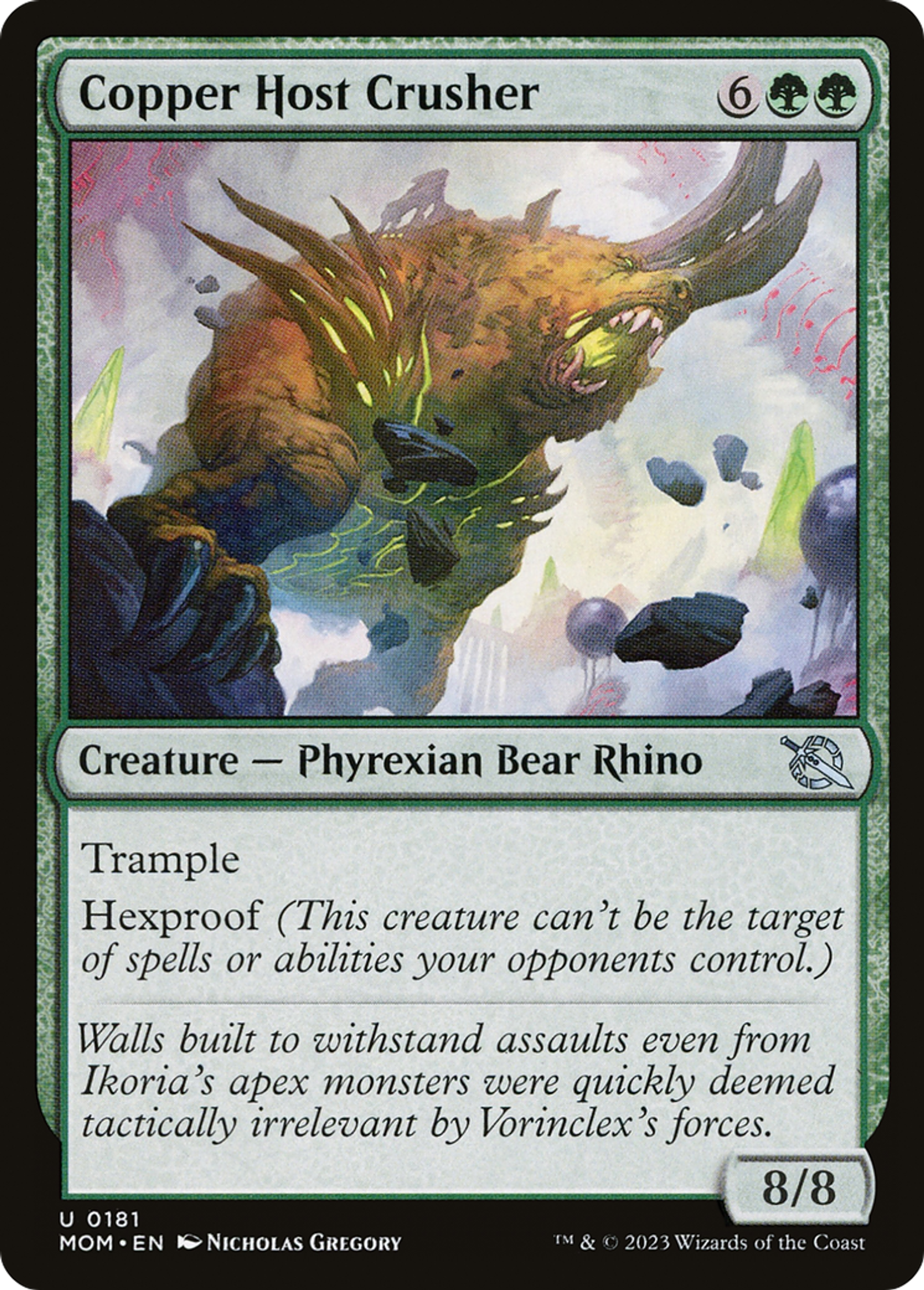 Copper Host Crusher — March of the Machine — Magic: The Gathering