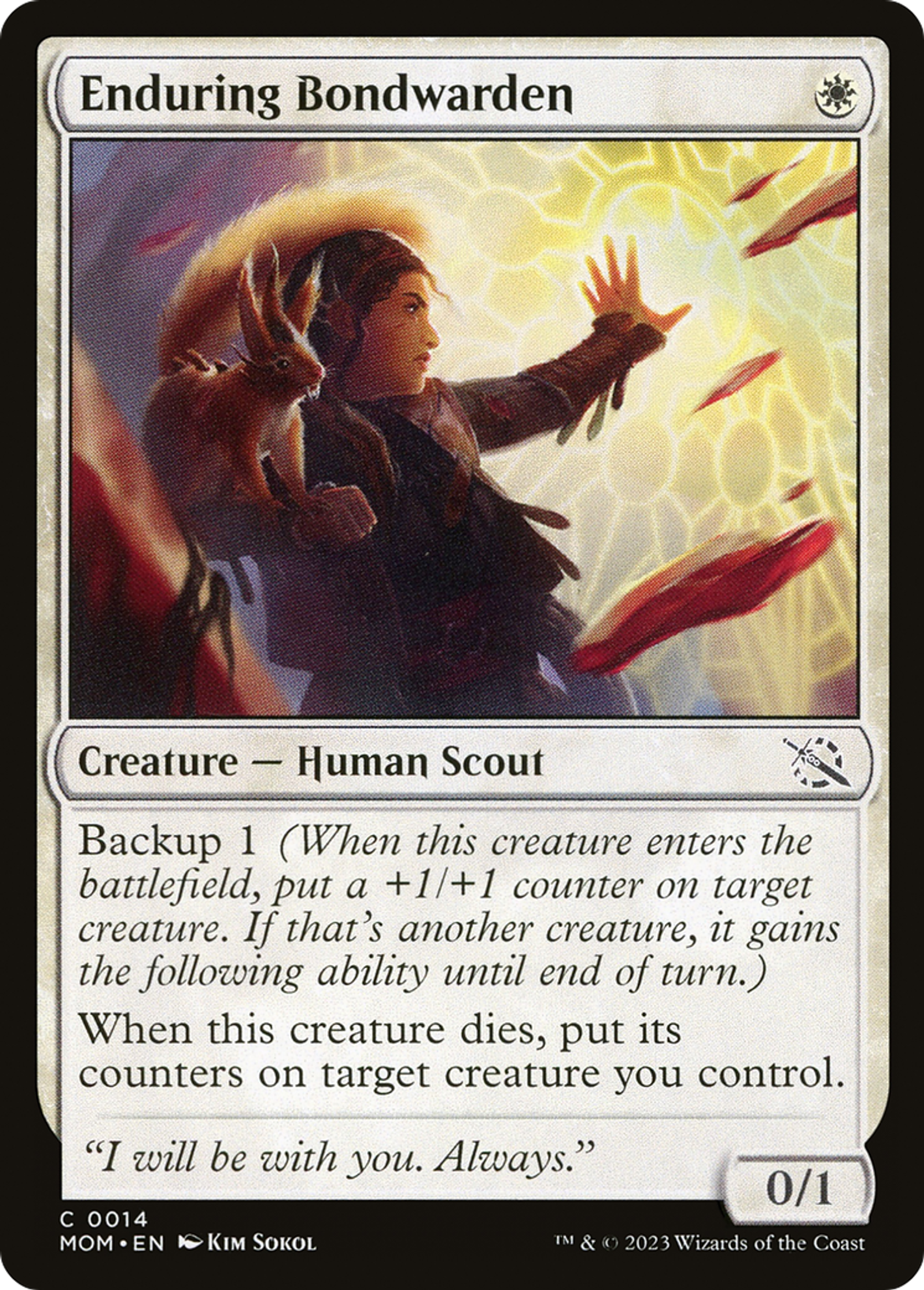 Enduring Bondwarden — March of the Machine — Magic: The Gathering