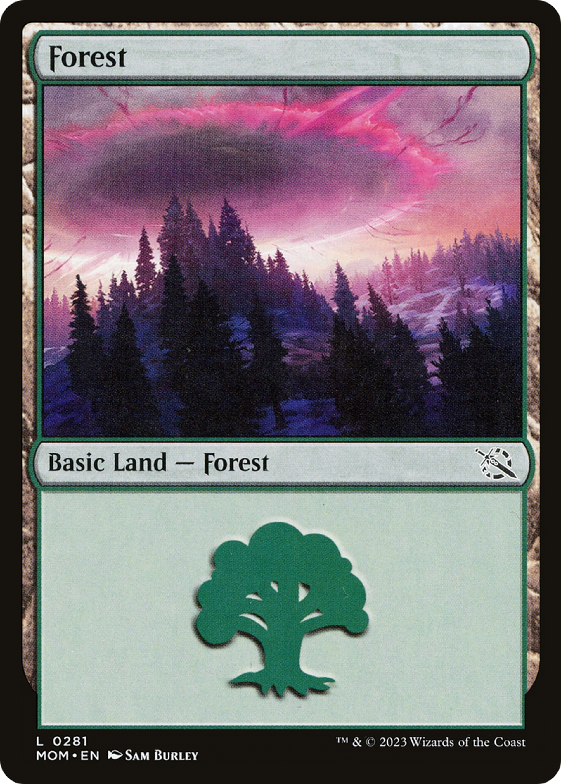Forest — March of the Machine — Magic: The Gathering