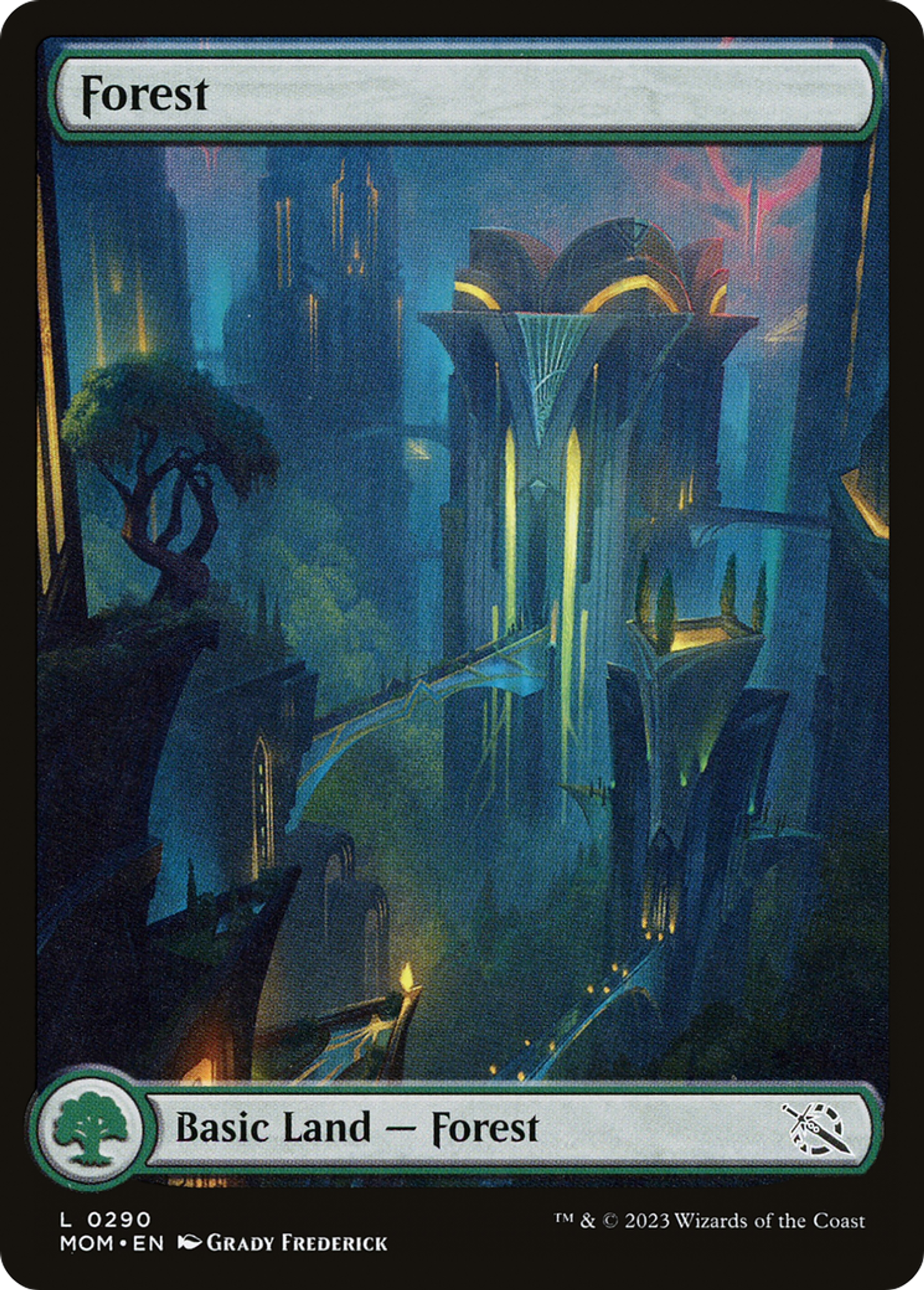 Forêt — March of the Machine — Magic: The Gathering