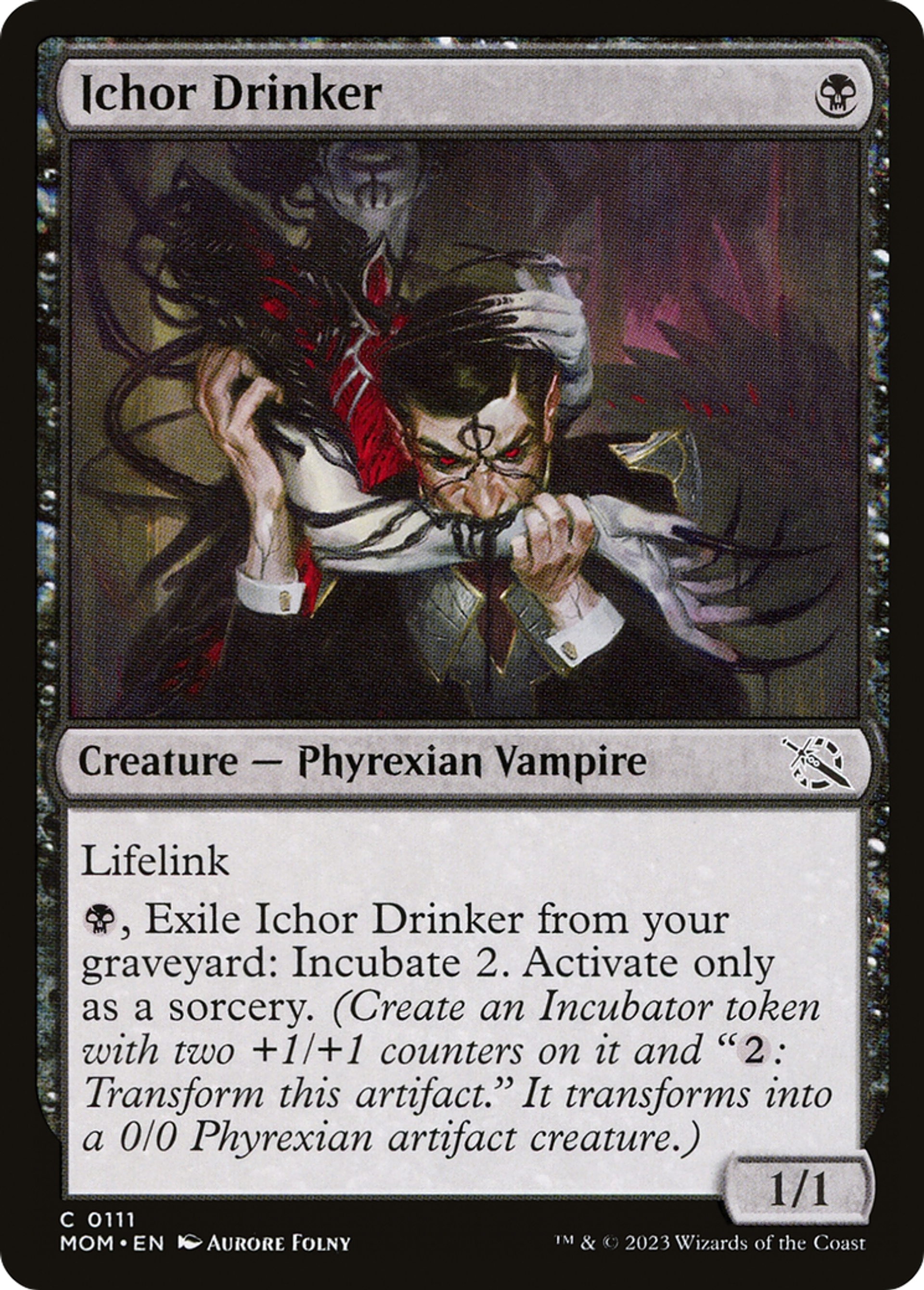 Buveur de sanie — March of the Machine — Magic: The Gathering