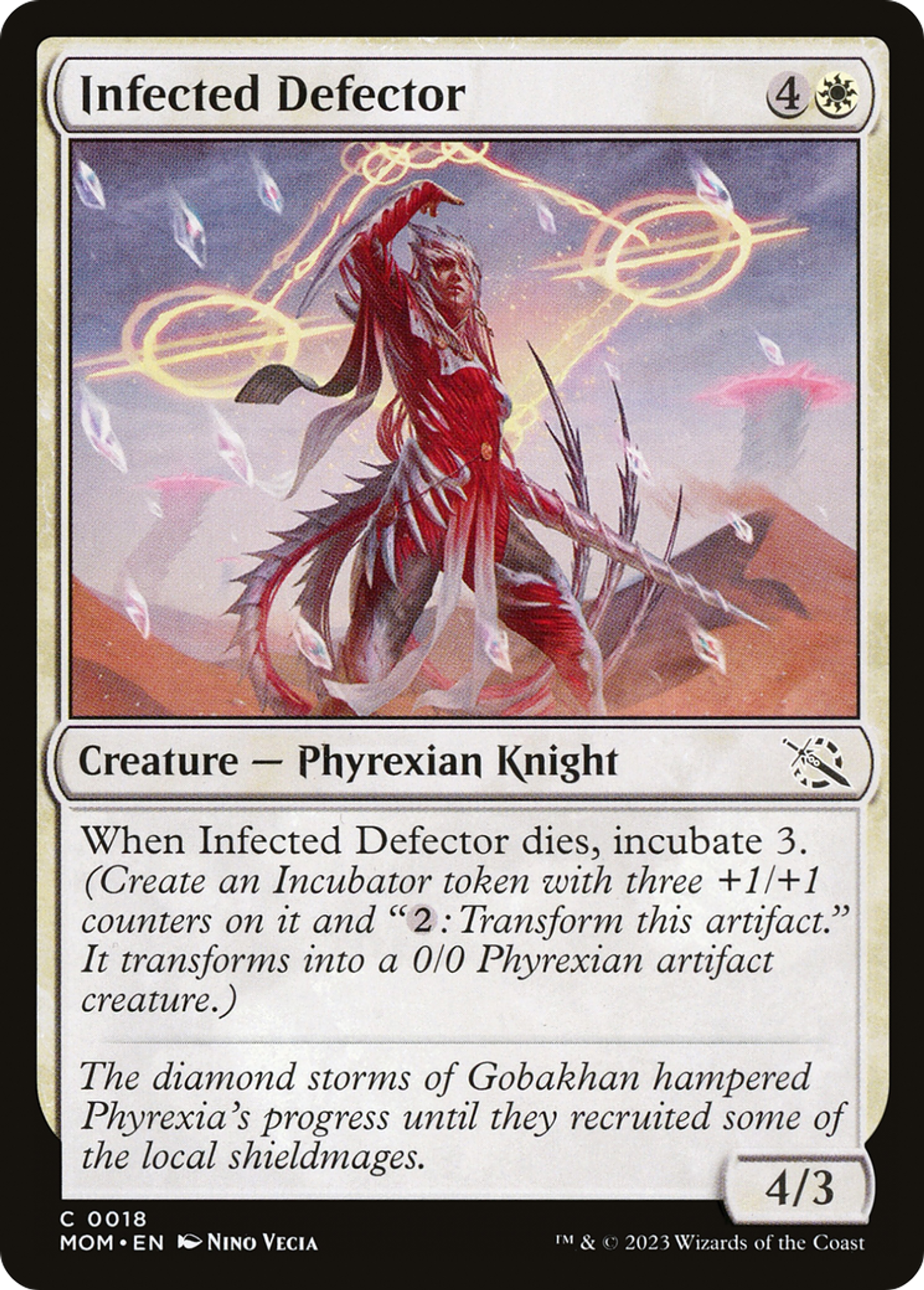 Défectrice infectée — March of the Machine — Magic: The Gathering